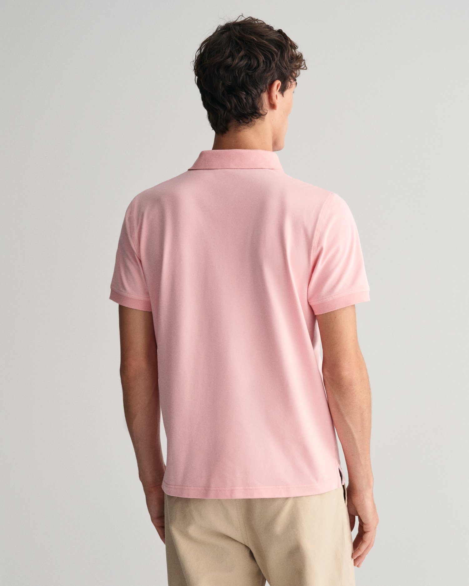Gant Poloshirt REG CONTRAST PIQUE SS RUGGER met contrastkleurige inzetten