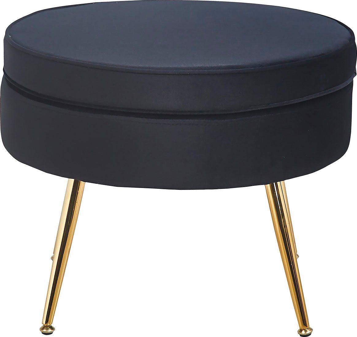SalesFever Hocker Clam met hoog zitkussen