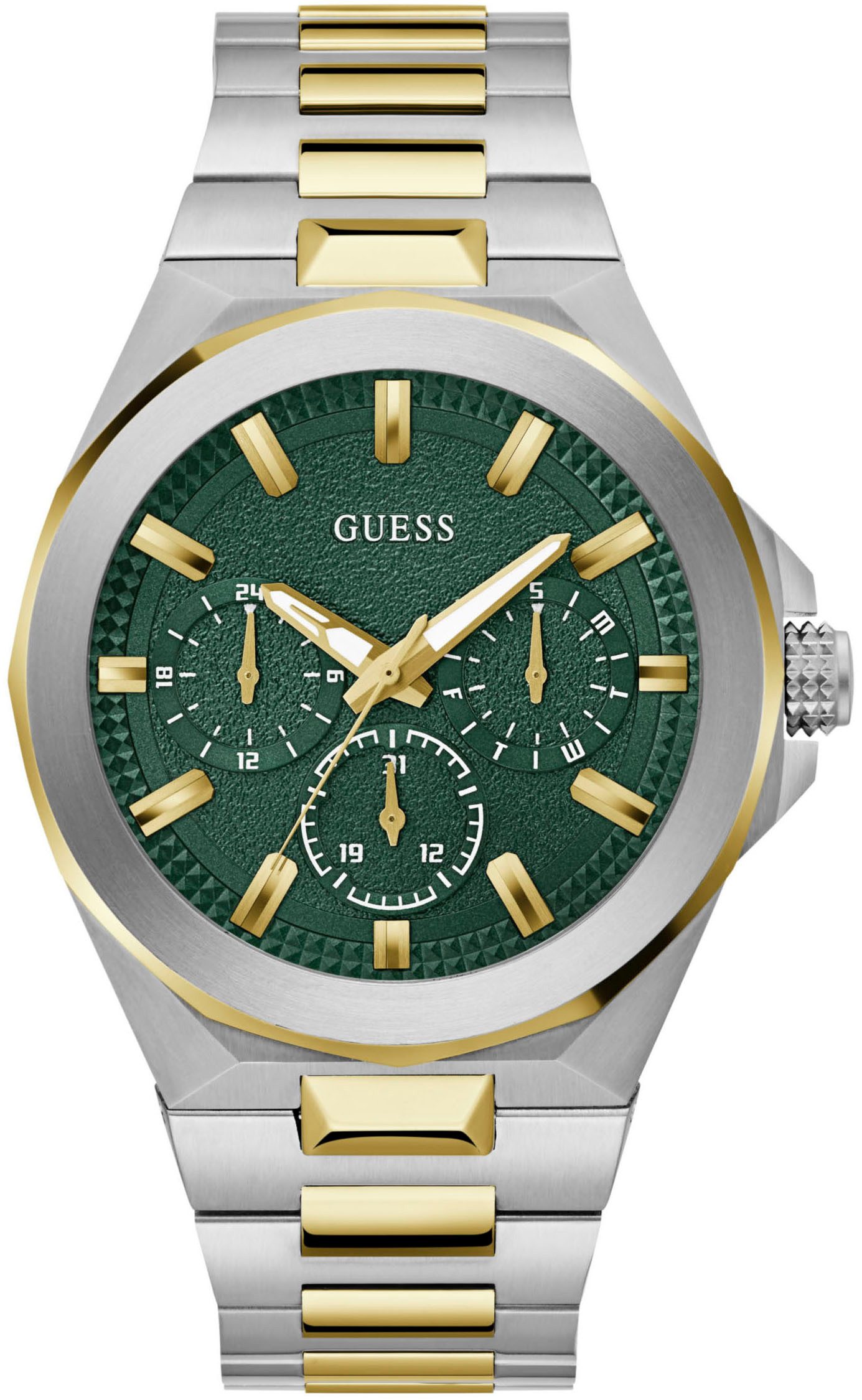Guess Multifunctioneel horloge DASHBOARD Quartzhorloge, horloge, herrenuur, datum, 12/24-uurs weergave