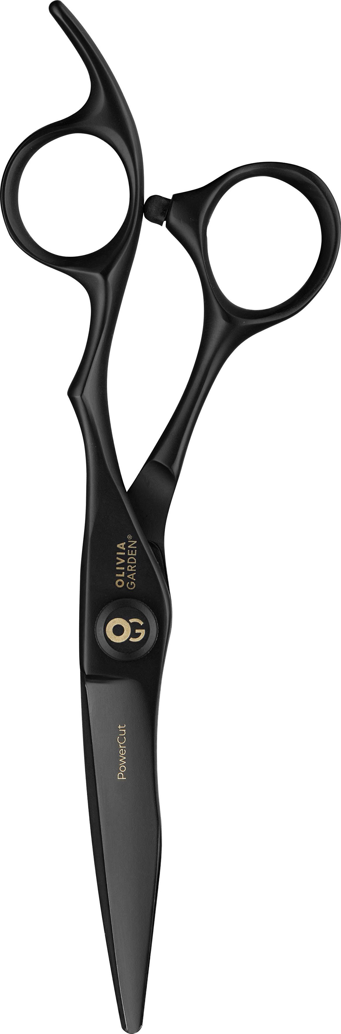 OLIVIA GARDEN Haarschaar PowerCut Matt Black 5,5 inch haarstyling zwart