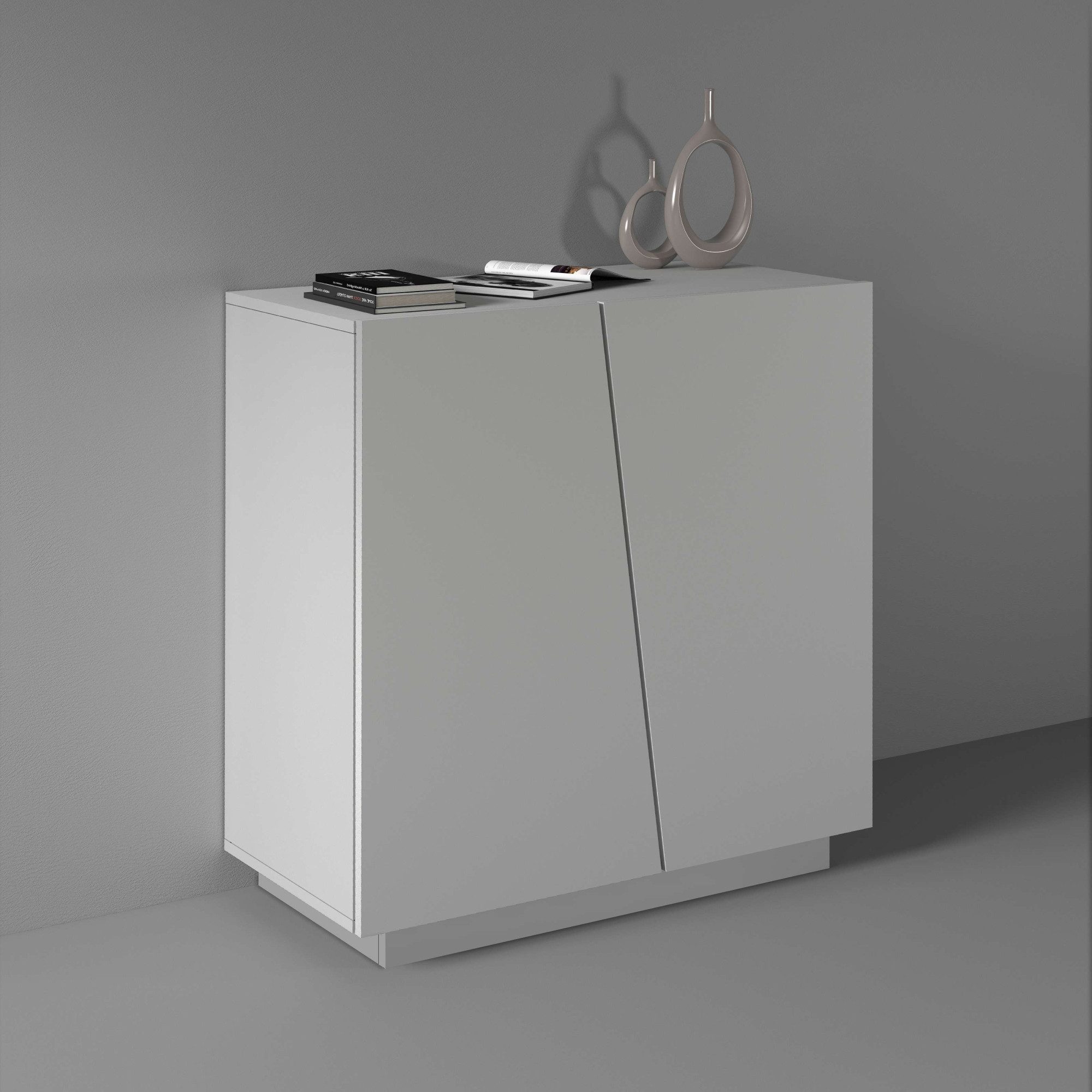 INOSIGN Archiefkast Vega, Multifunctionele kast, Bureaukast, met 2 deuren & verstelbare legplanken, hoogte 86 of 166 cm, made in italy