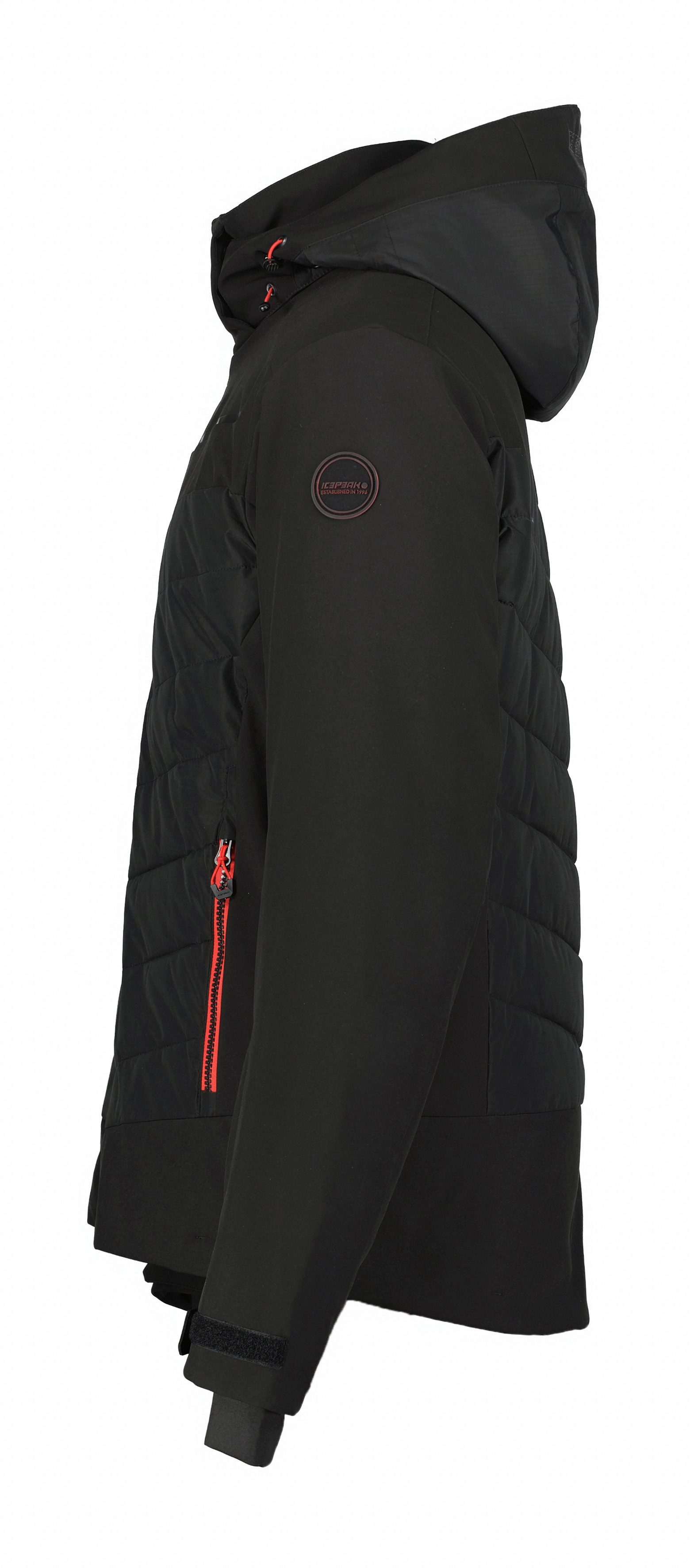 Icepeak Softshell-jack ICEPEAK FREMONT met subtiele logo-opdrukken en patch op de bovenarm (1 stuk)