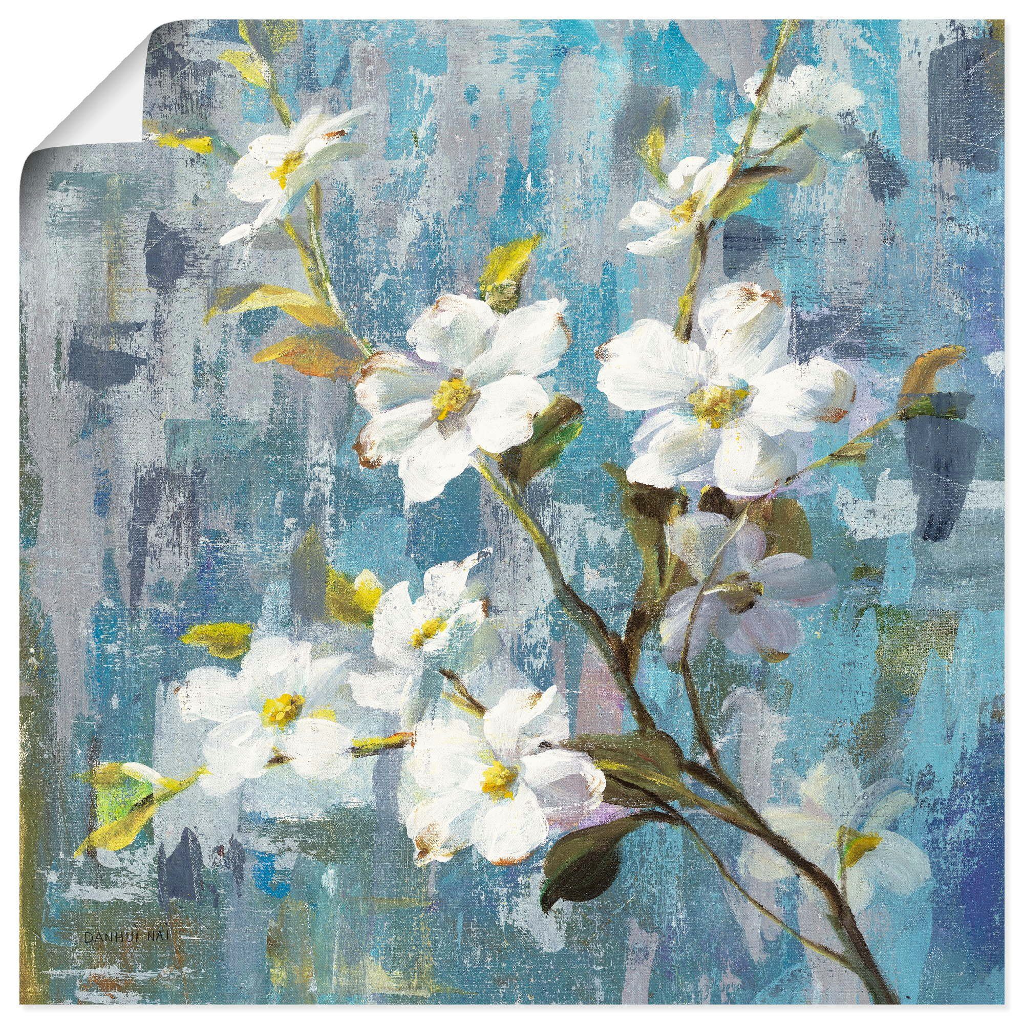 Artland Artprint Prachtige magnolia II in vele afmetingen & productsoorten -artprint op linnen, poster, muursticker / wandfolie ook geschikt voor de badkamer (1 stuk)