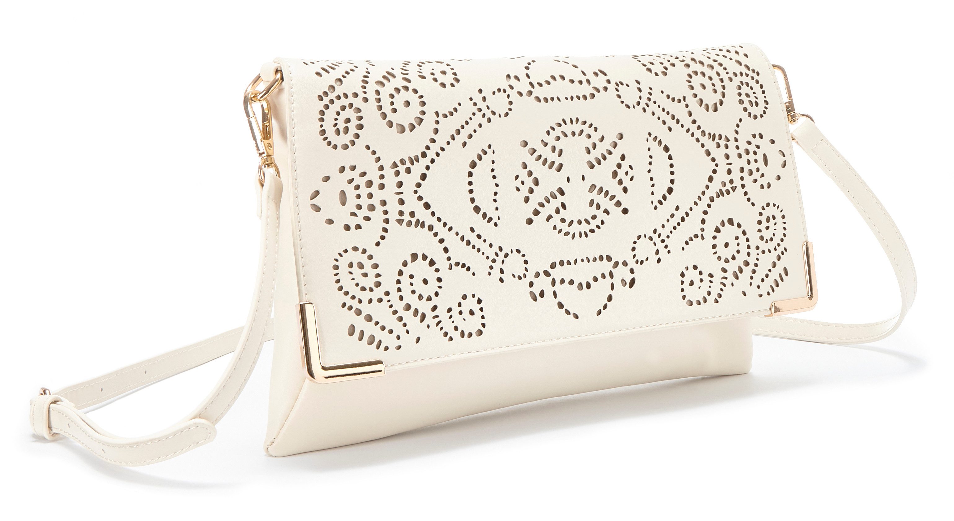Vivance Schoudertas Clutch Avondtas, minibag, handtas, schoudertas VEGAN