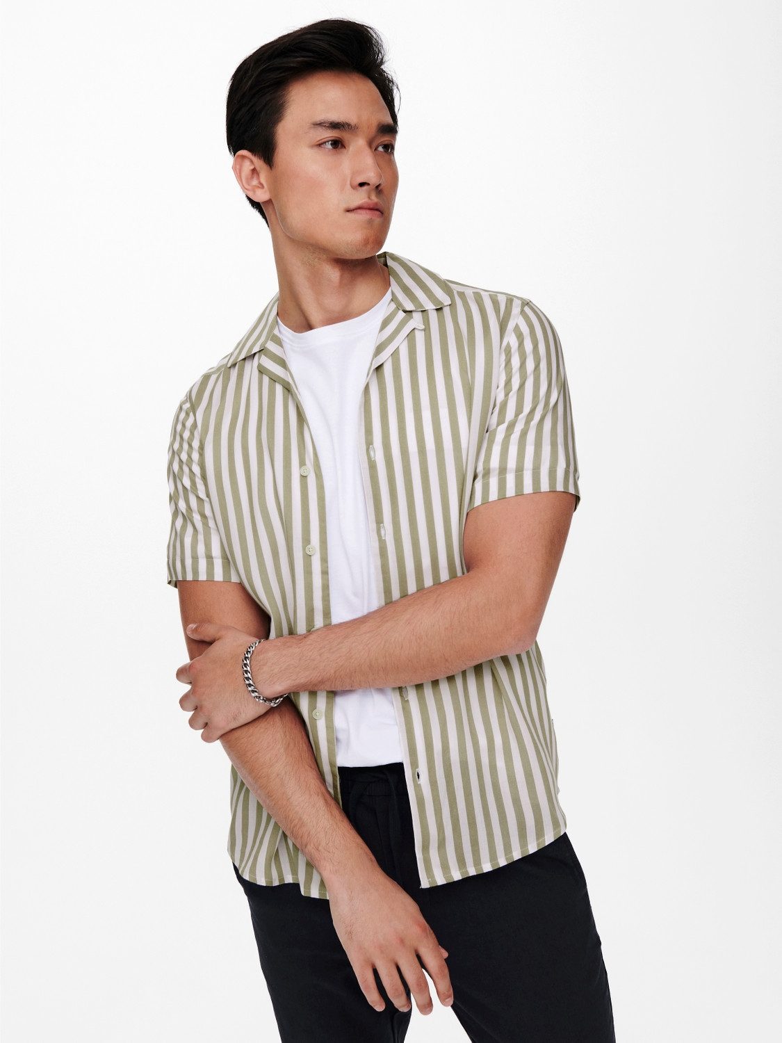 ONLY & SONS Overhemd met korte mouwen ONSWAYNE LIFE SS VISCOSE
