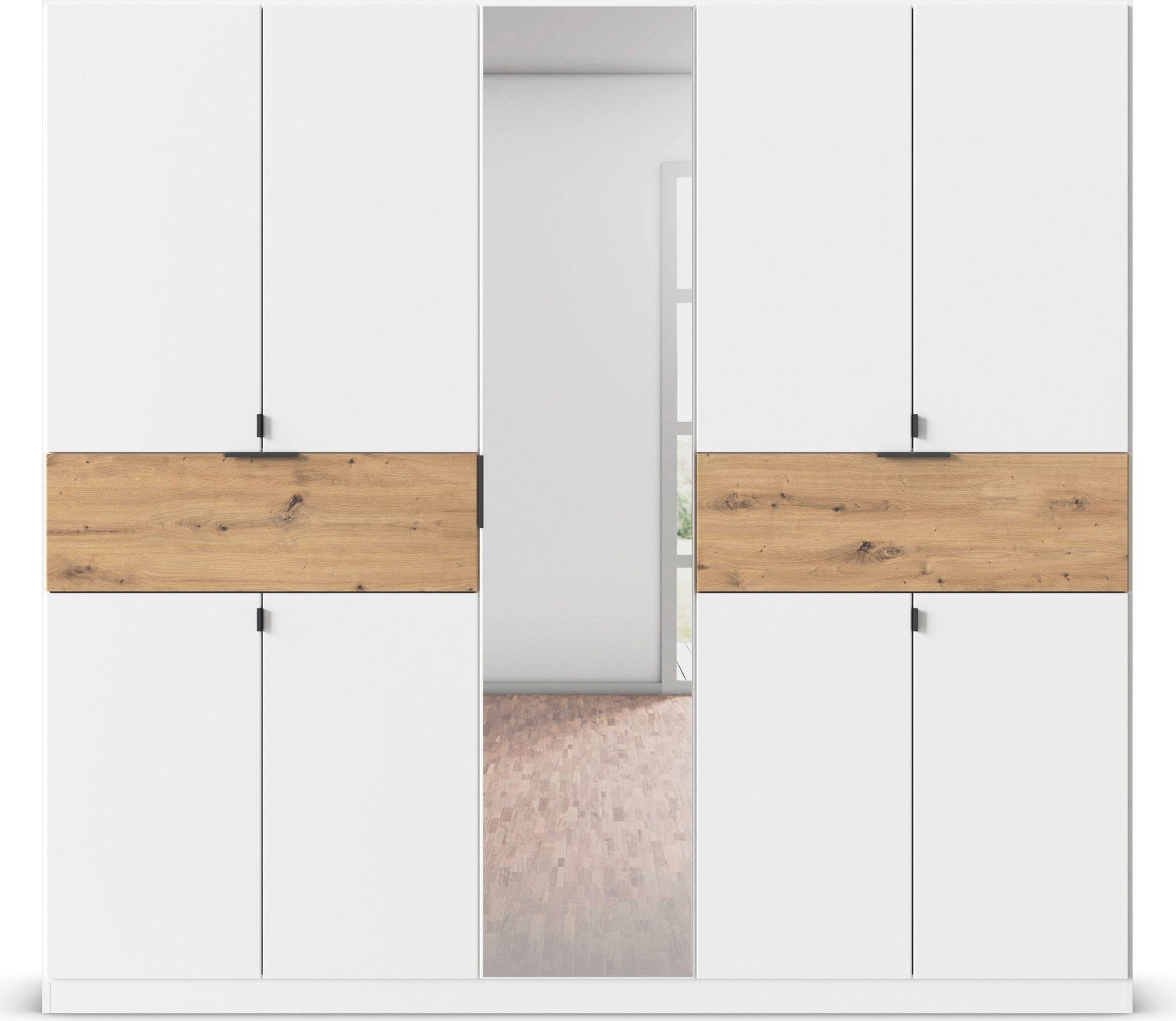 rauch Draaideurkast Kledingkast kast garderobe waskast TICAO met 2 ruime lades, veel opbergruimte made in germany