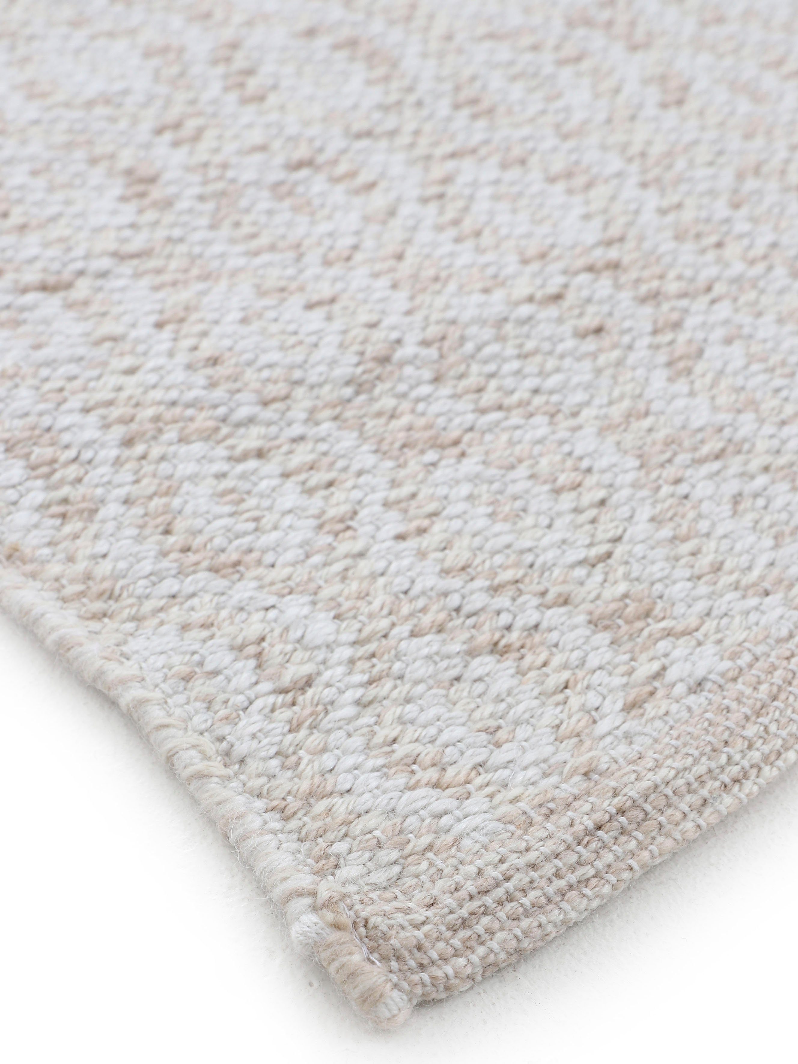 carpetfine Vloerkleed Frida 202 Omkeerbaar tapijt, 100% gerecycled materiaal (PET), vlakweefsel, sisal uitstraling