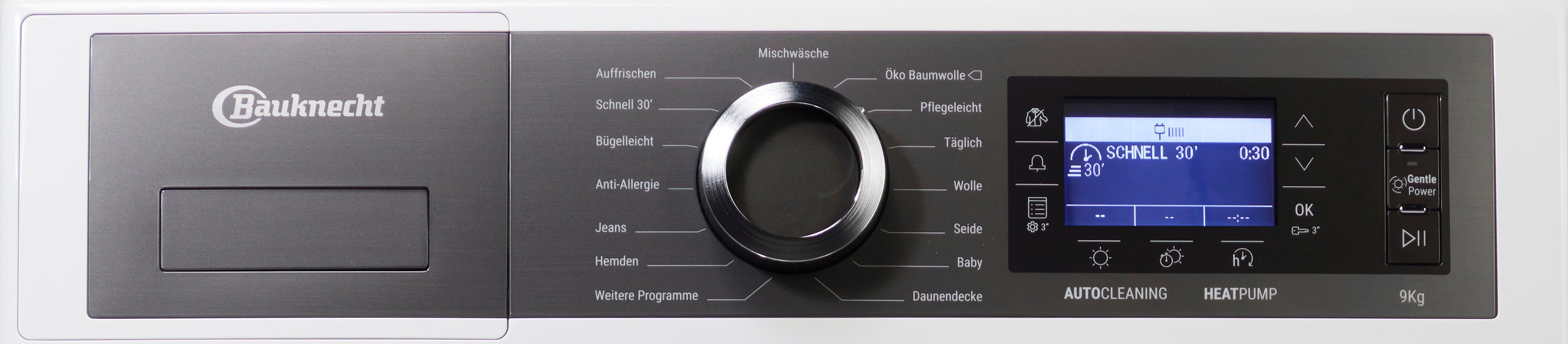 BAUKNECHT Warmtepompdroger B8 D94WB DE, 9 kg