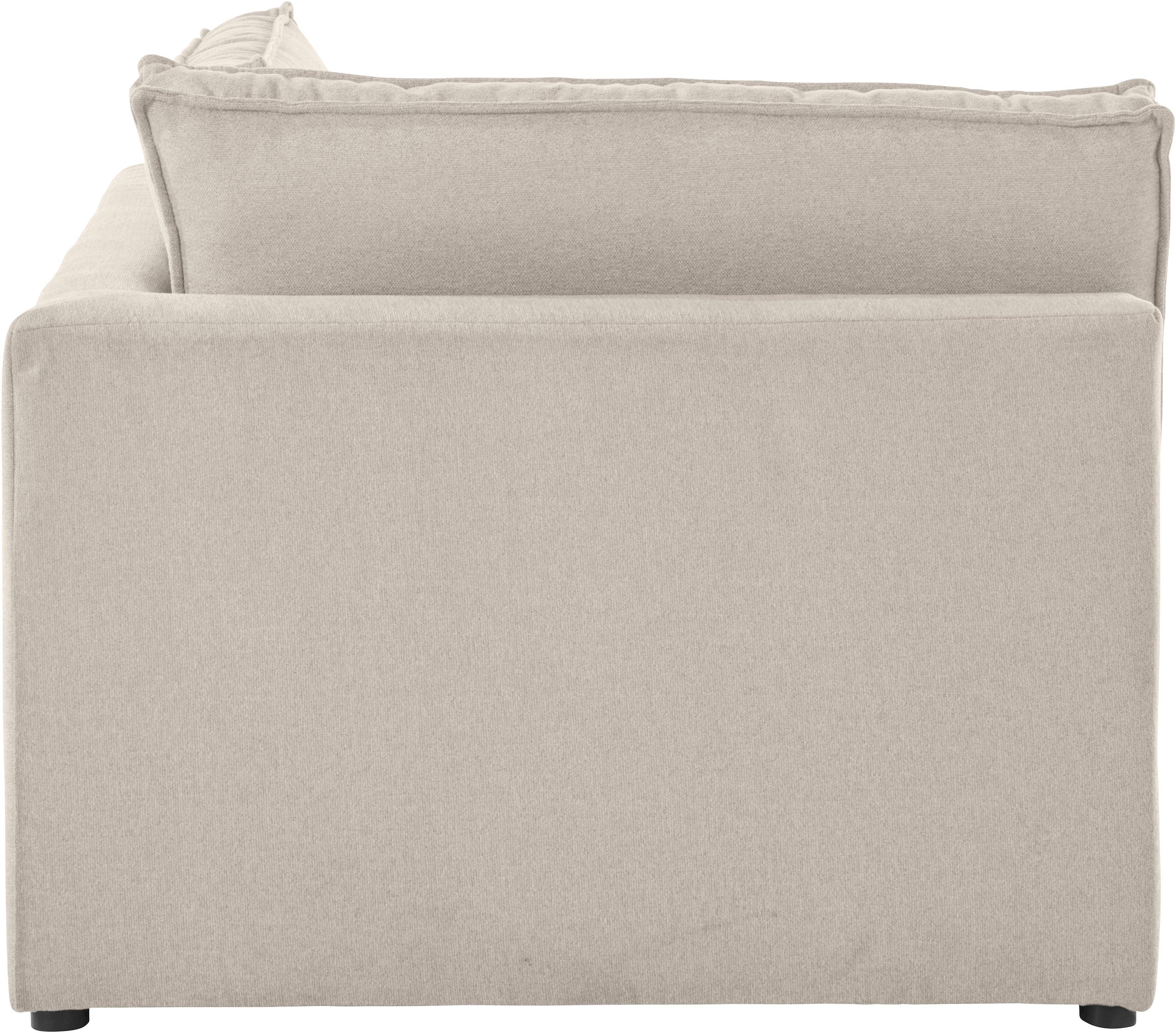 RAUM.ID Bank-hoekelement Florid Deel van een modulaire bank , stevig zitcomfort, ook in cord