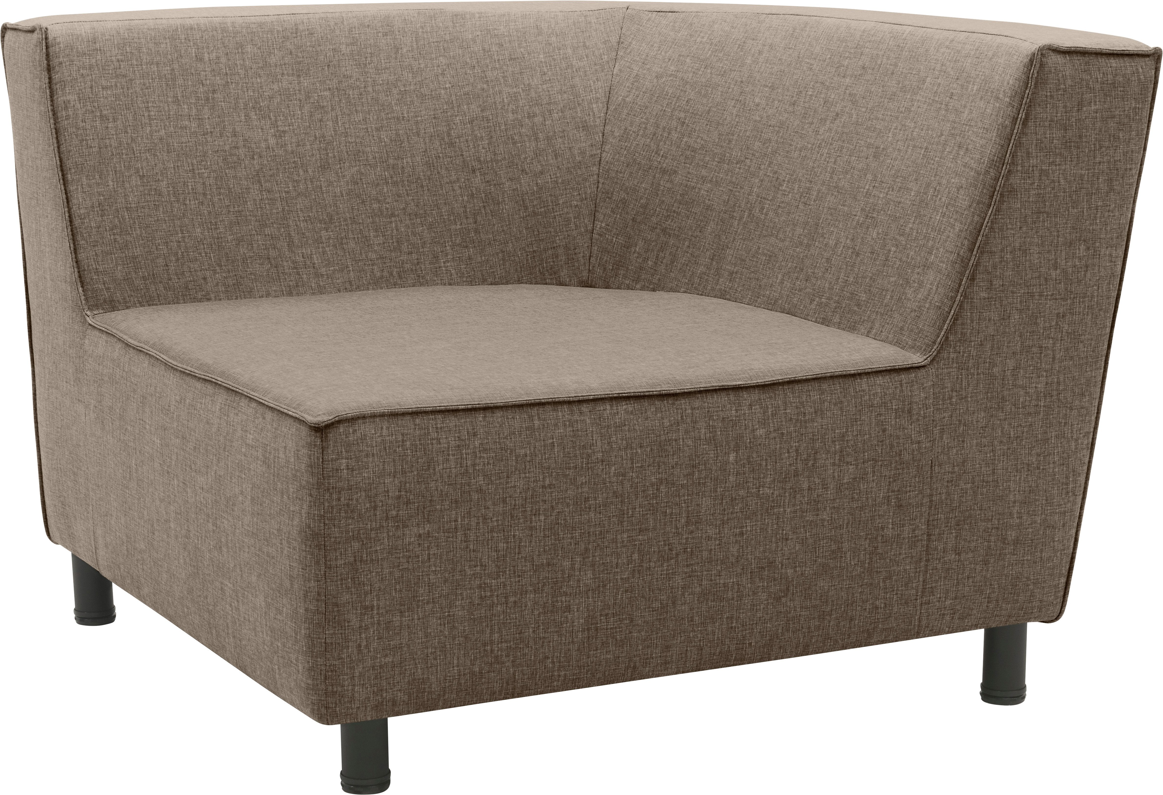 DOMO collection Bank-hoekelement Sonna, individueel samen te stellen Enkele elementen voor terras, tuin en balkon, speciaal voor buiten