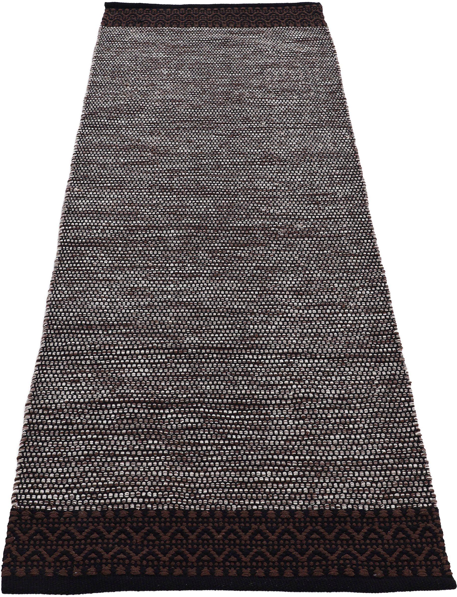 carpetfine Loper Kelim Mia Katoenen tweezijdig te gebruiken kleed