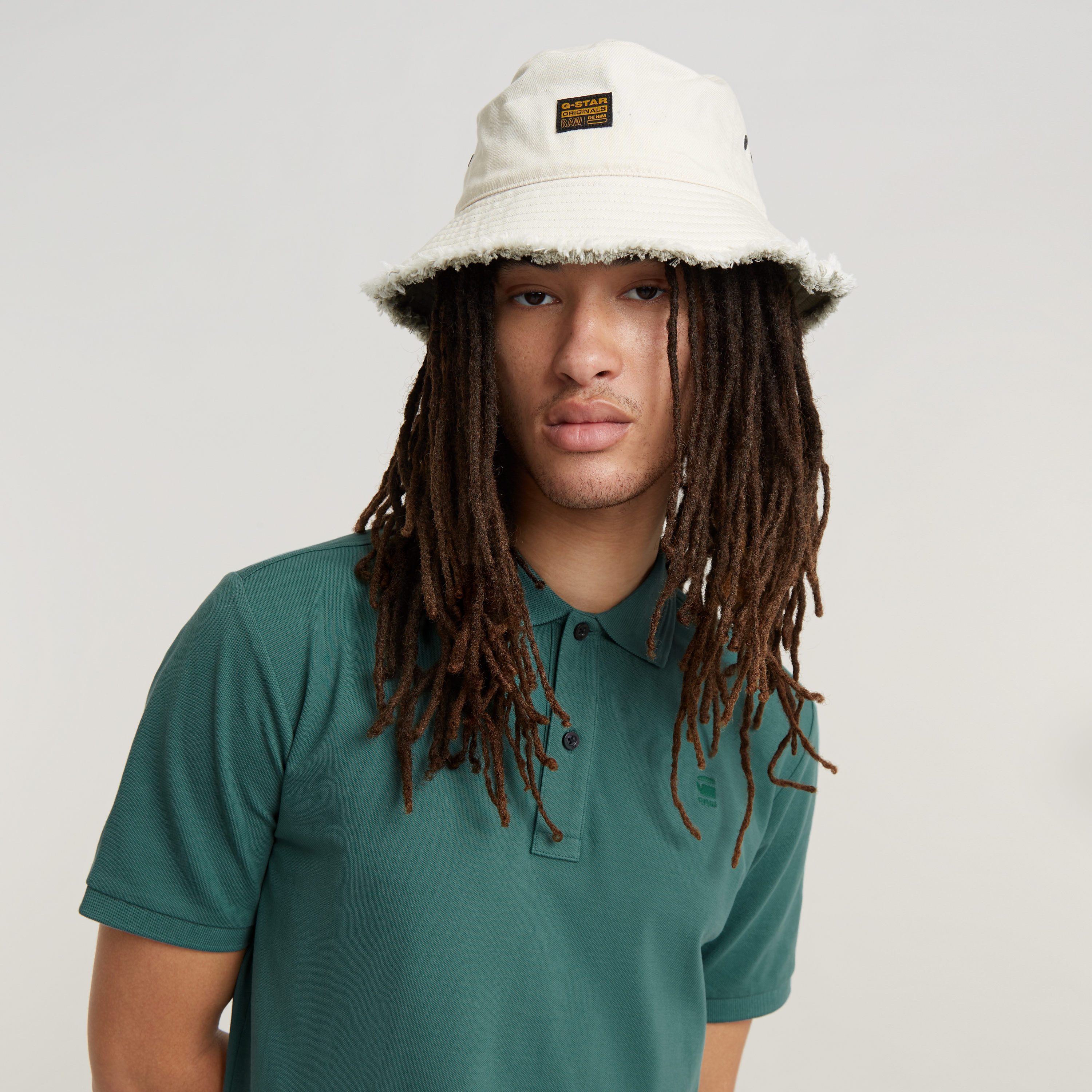 G-Star RAW Poloshirt Dunda slim fit Logo-embossing op de borst