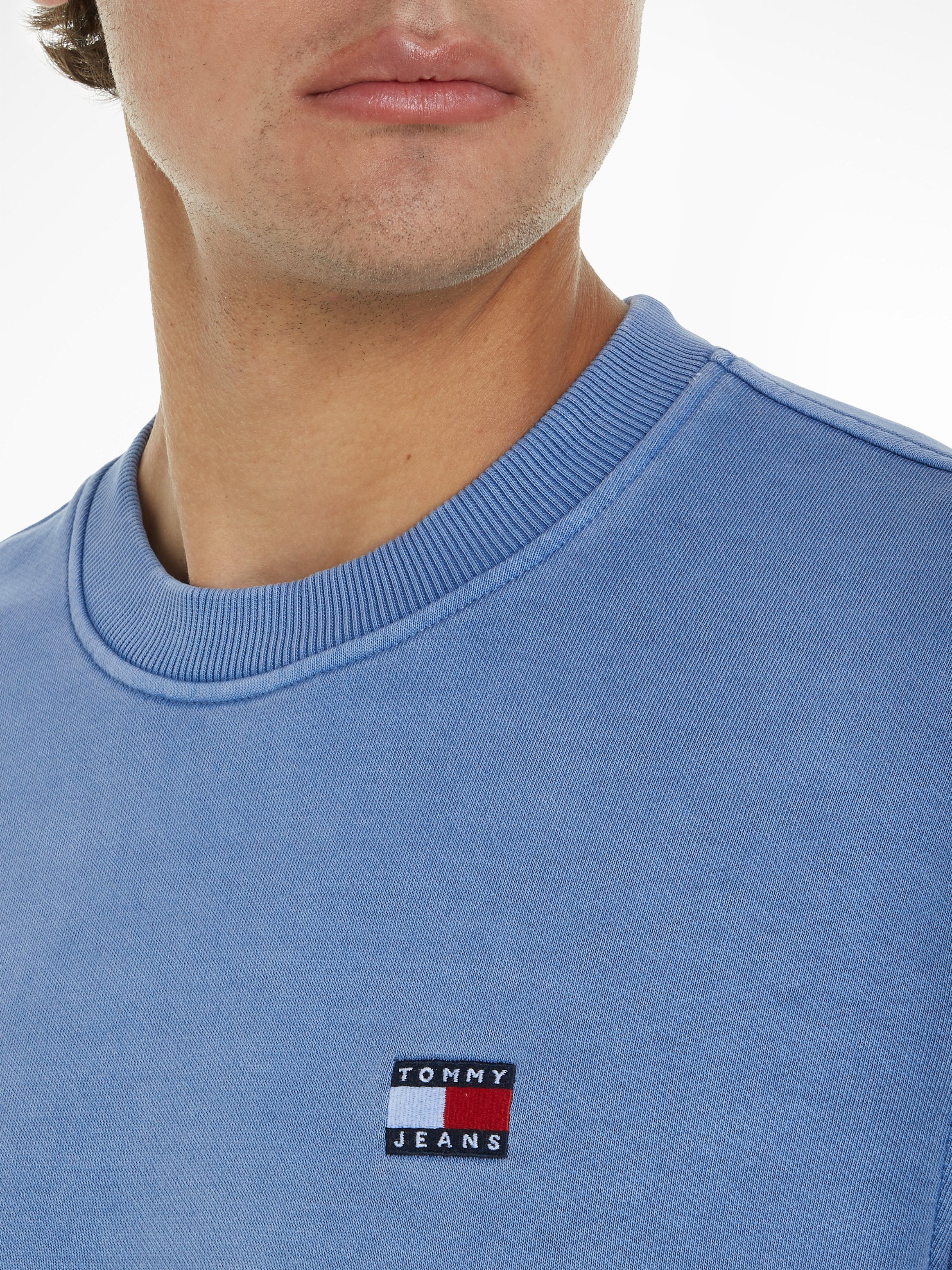 TOMMY JEANS Sweatshirt TJM REG WASHED BADGE CREW