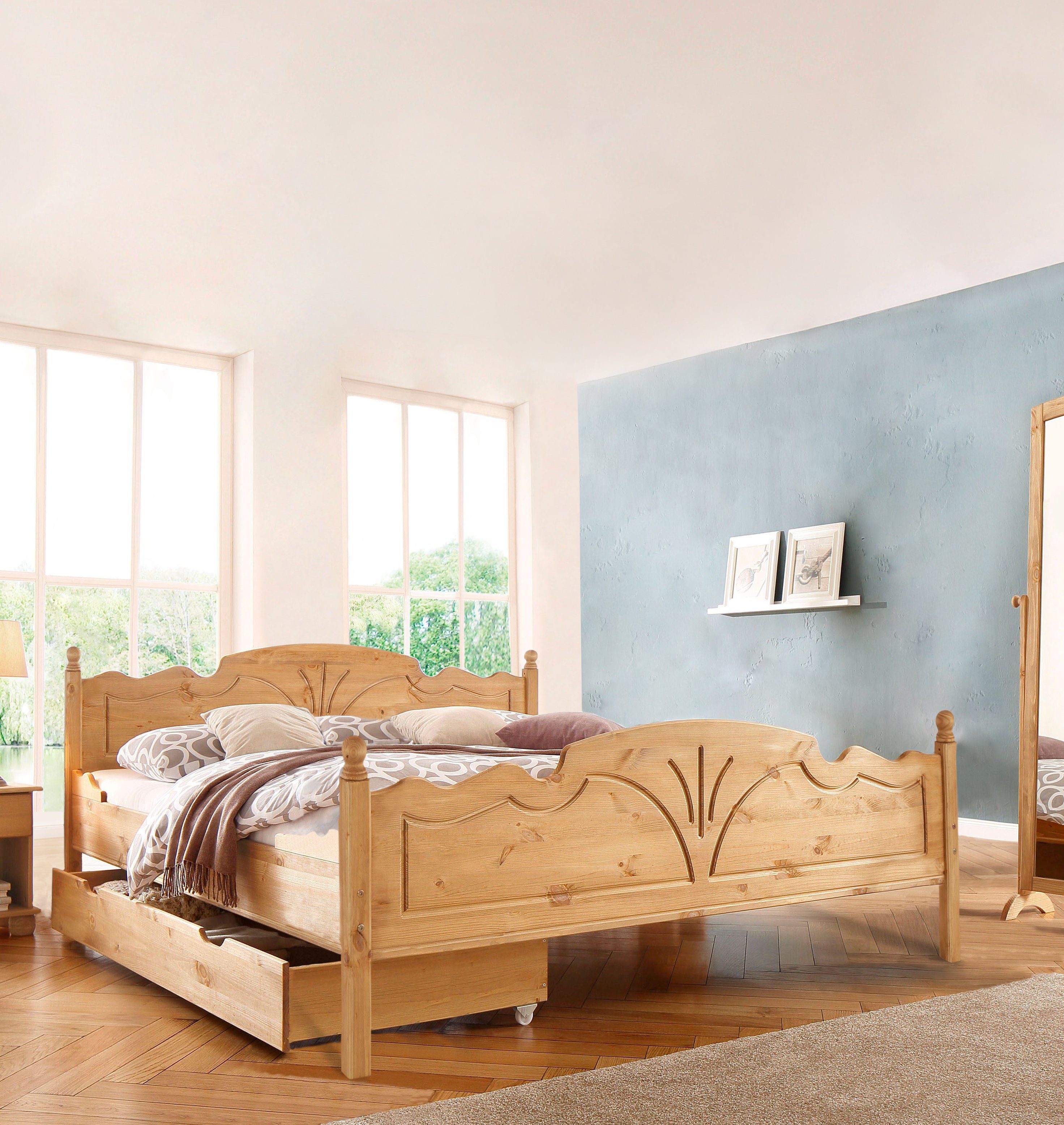 Home affaire Lade Melody van massief grenen, geschikt voor het bed melody toebehoren voor kinderbedden beige