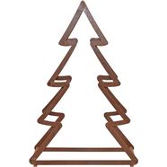 deco-boom kerstboom van metaal, met roestig oppervlak, hoogte ca. 95 cm bruin