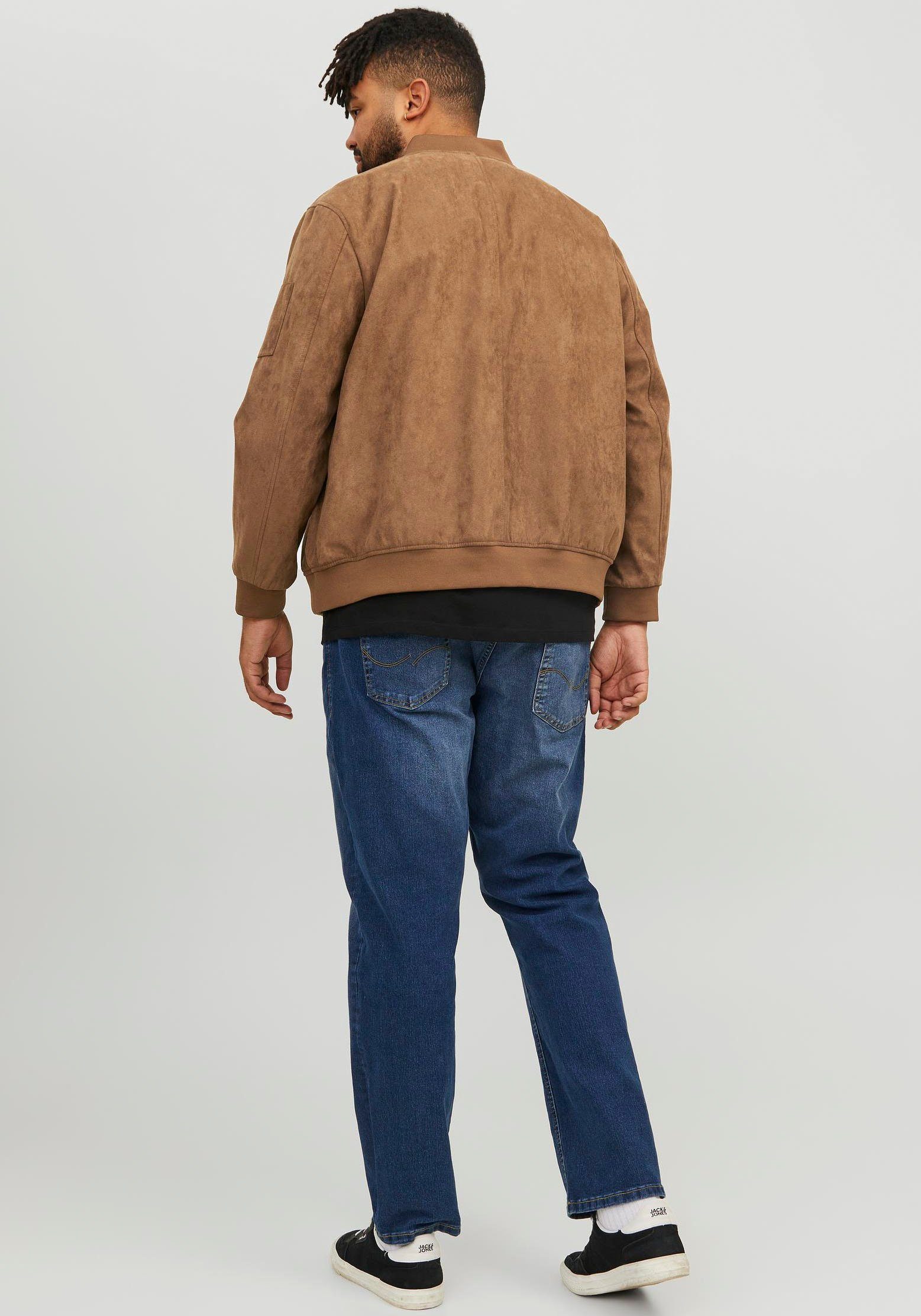 Jack & Jones PlusSize Blouson JJEROCKY FAUX SUEDE BOMBER PLS