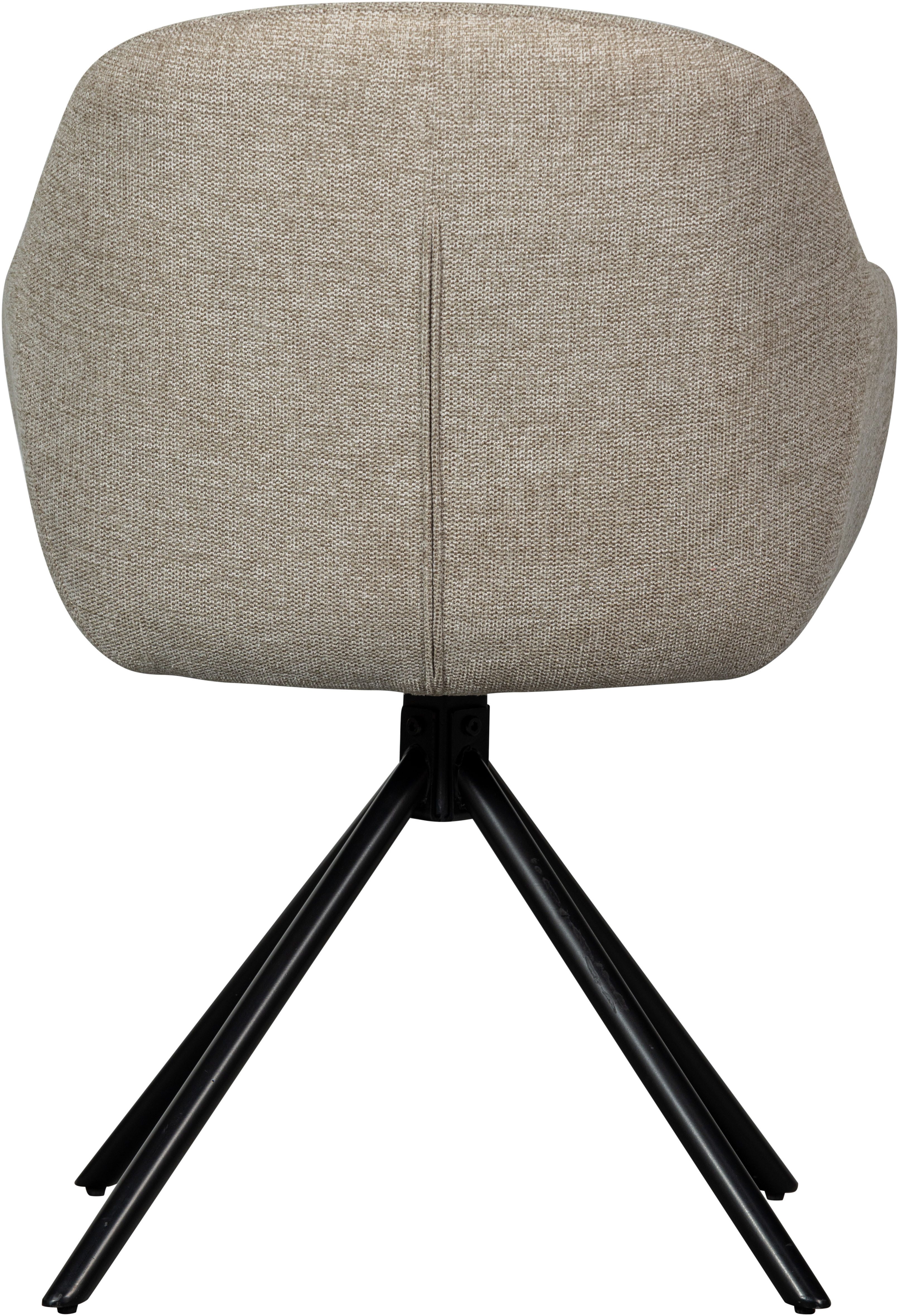 WOOOD Eetkamerstoel Grant Gestoffeerde stoel met draaifunctie, breedte 57 cm (set, 2 stuks)