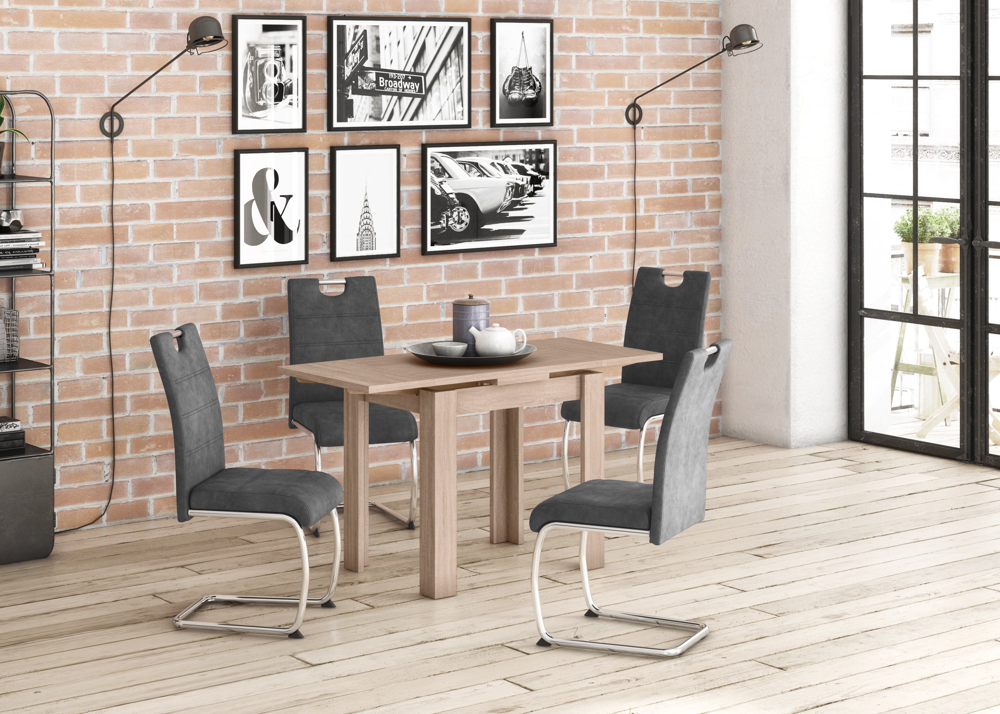 HELA Vrijdragende stoel Flora, eetkamerstoelen