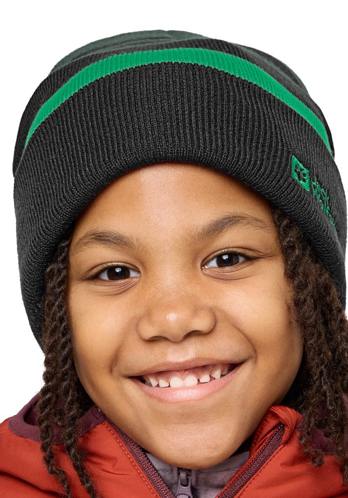 Jack Wolfskin Beanie STRIPY KNIT BEANIE K