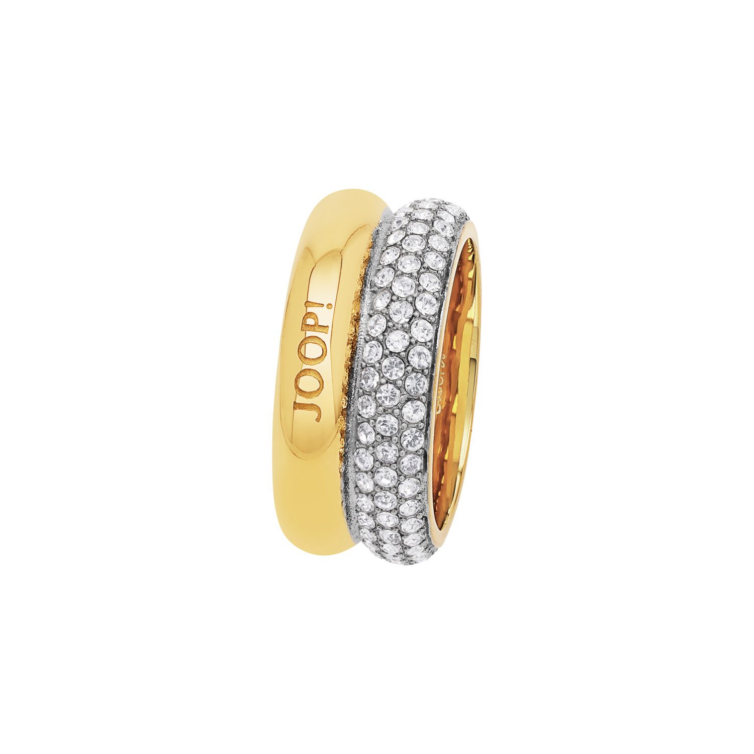 Joop! Ring 2039844/-45/-46 met zirkoon (synthetisch)
