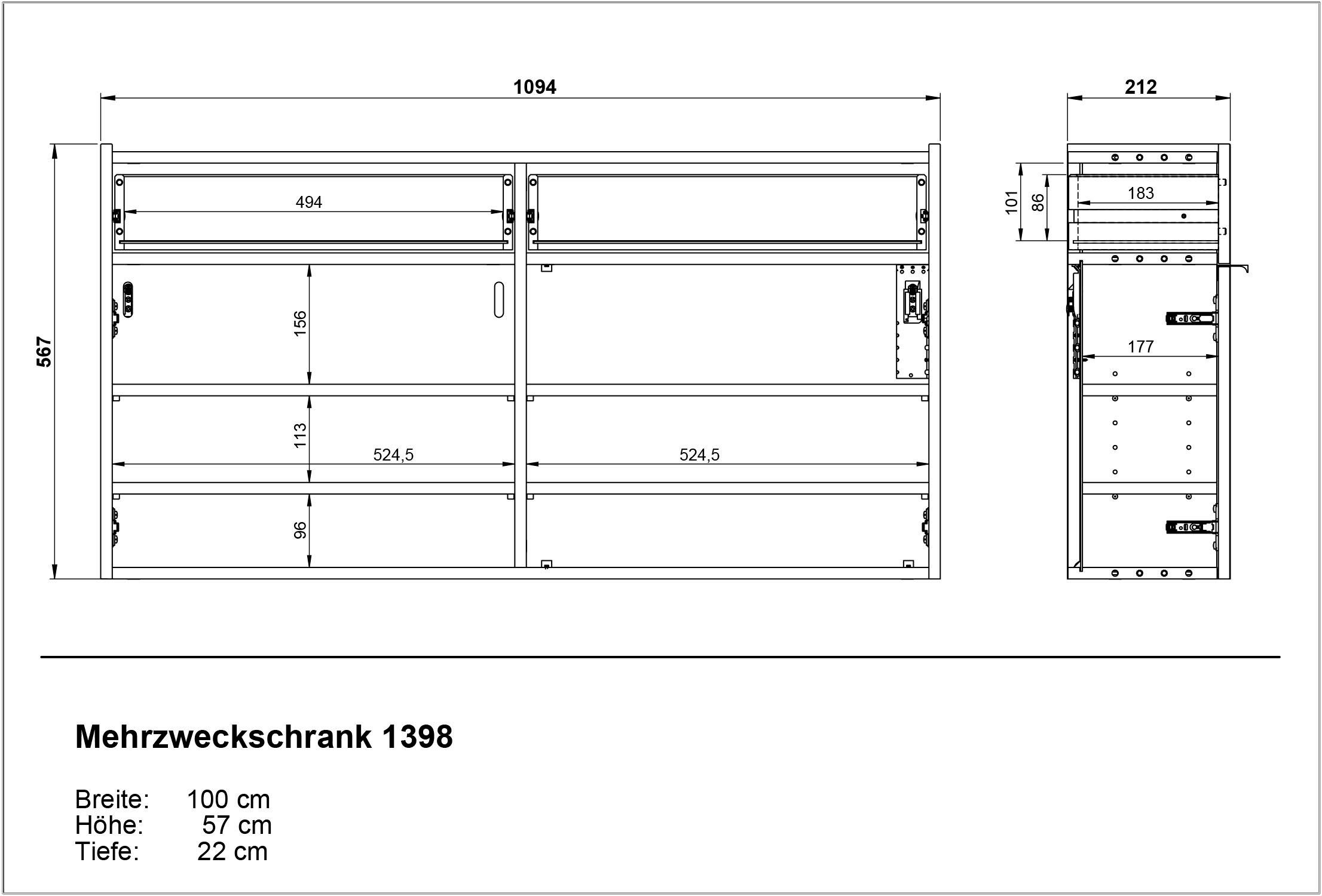GERMANIA Halmeubelset Ameca met multifunctionele kast, spiegel en kapstokpaneel, geringe diepte (set, 3-delig)