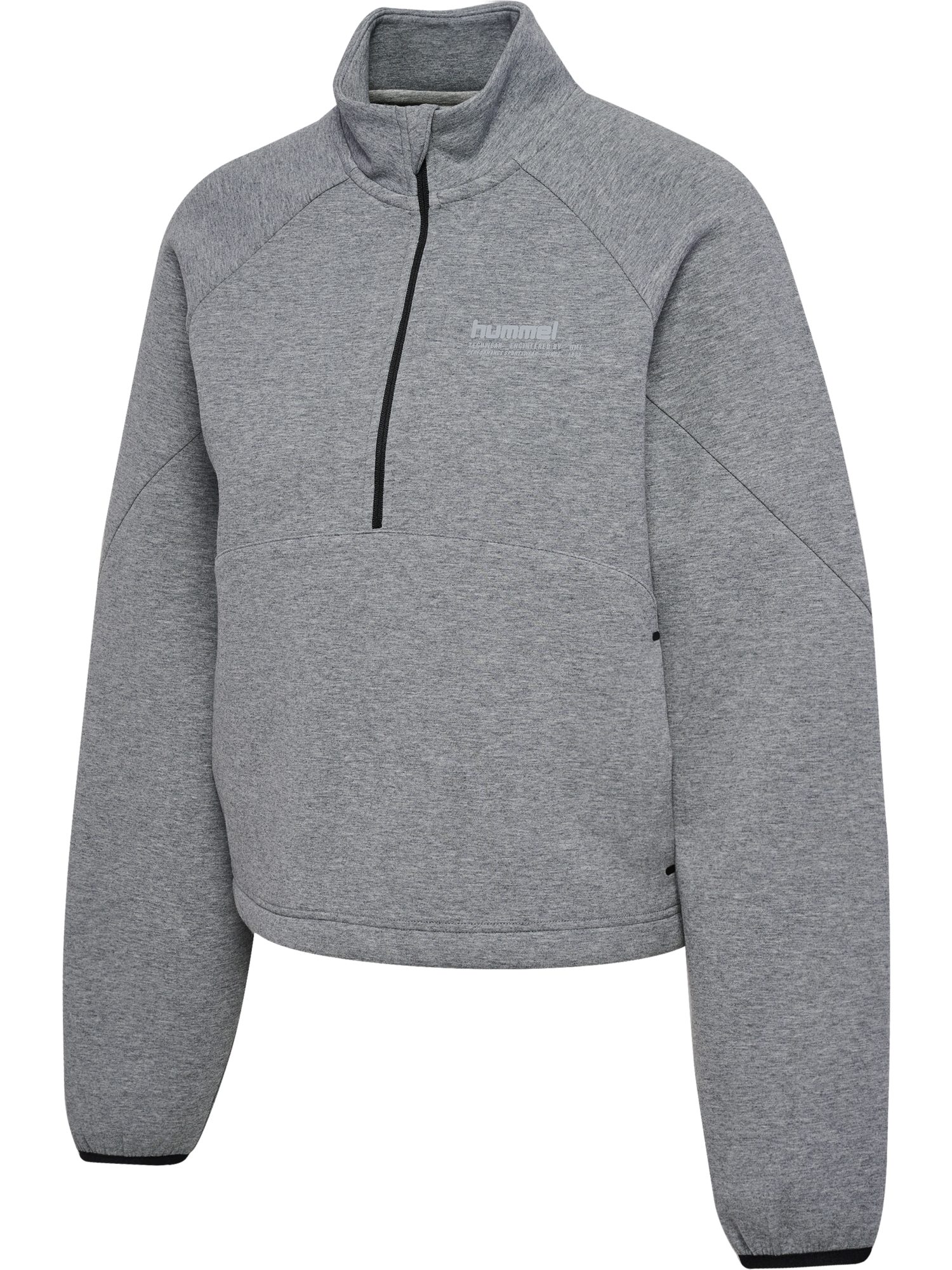 hummel Sweater HMLTECH FLEECE WOMEN BOXY HALF ZIP (1-delig)