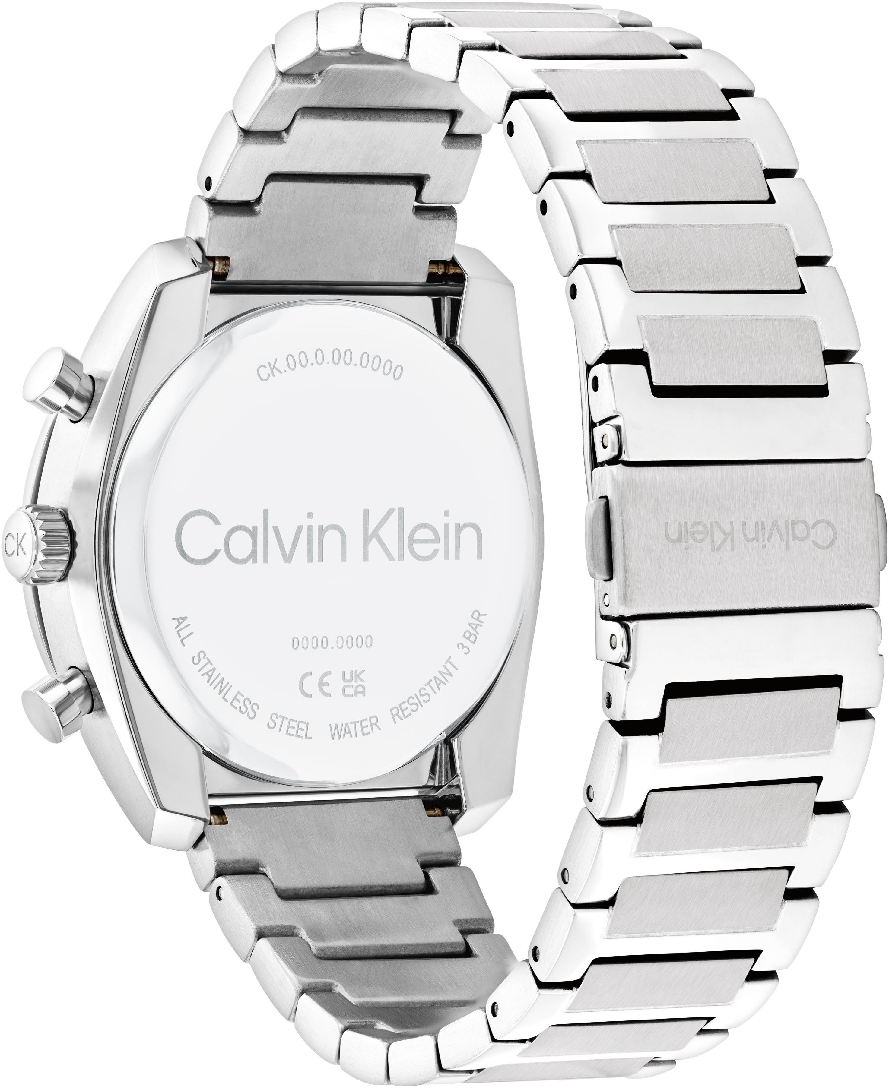 Calvin Klein Multifunctioneel horloge CK FLEX Horloge, quartz, herenhorloge, dag, weekdag, stalen band