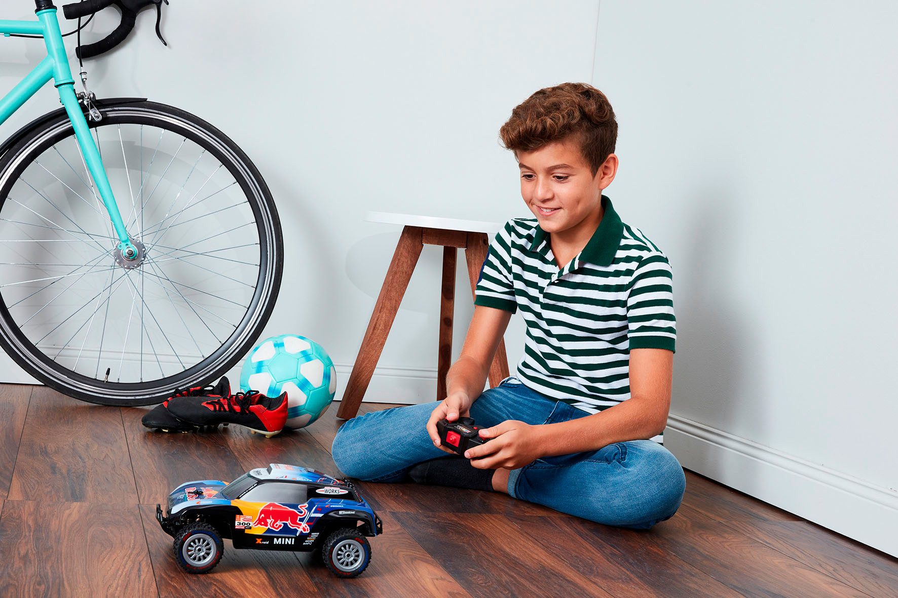 Happy People Radiografisch bestuurbare buggy Mini Cooper JCW X-Raid Red Bull
