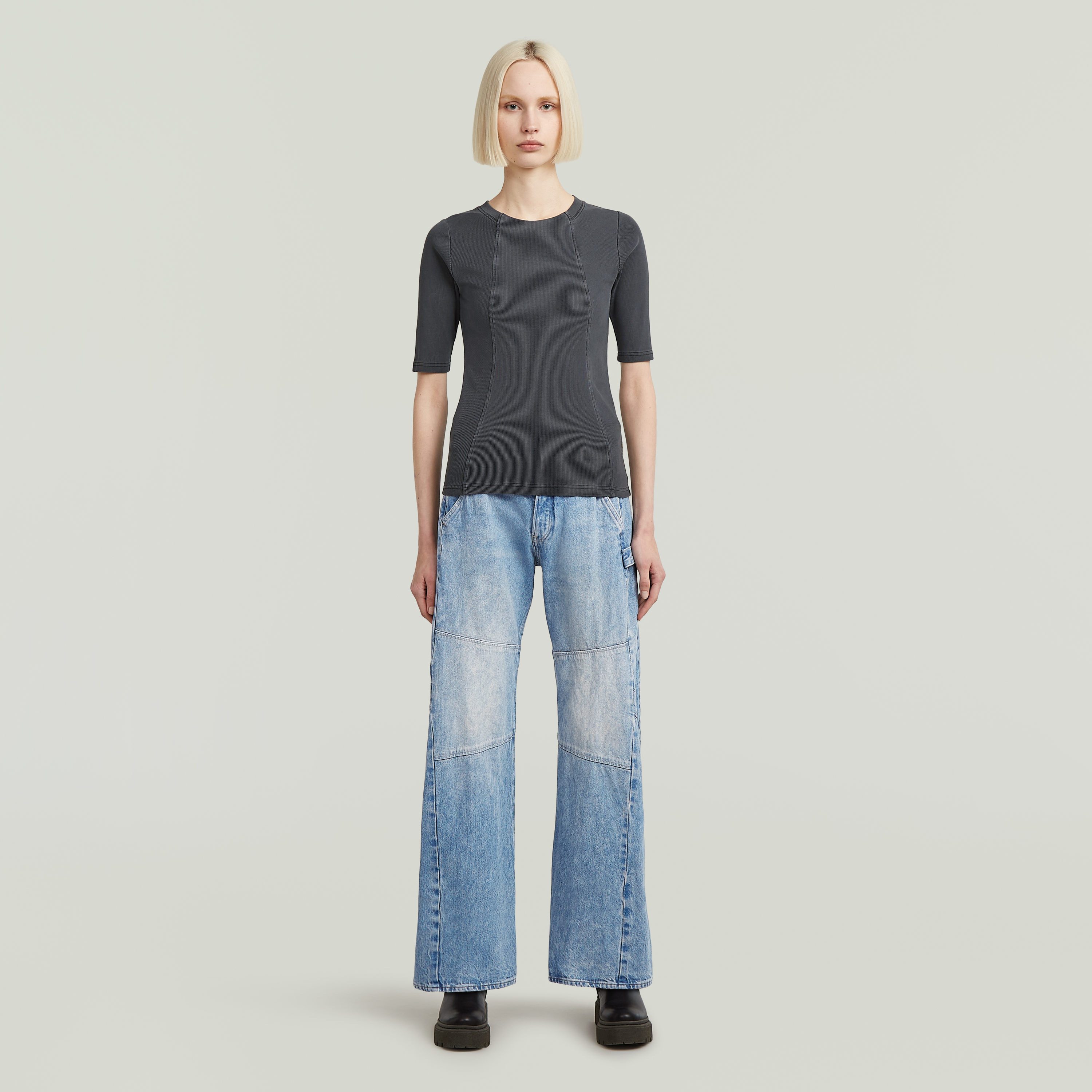 G-Star RAW T-shirt Nifous met klein logoborduursel