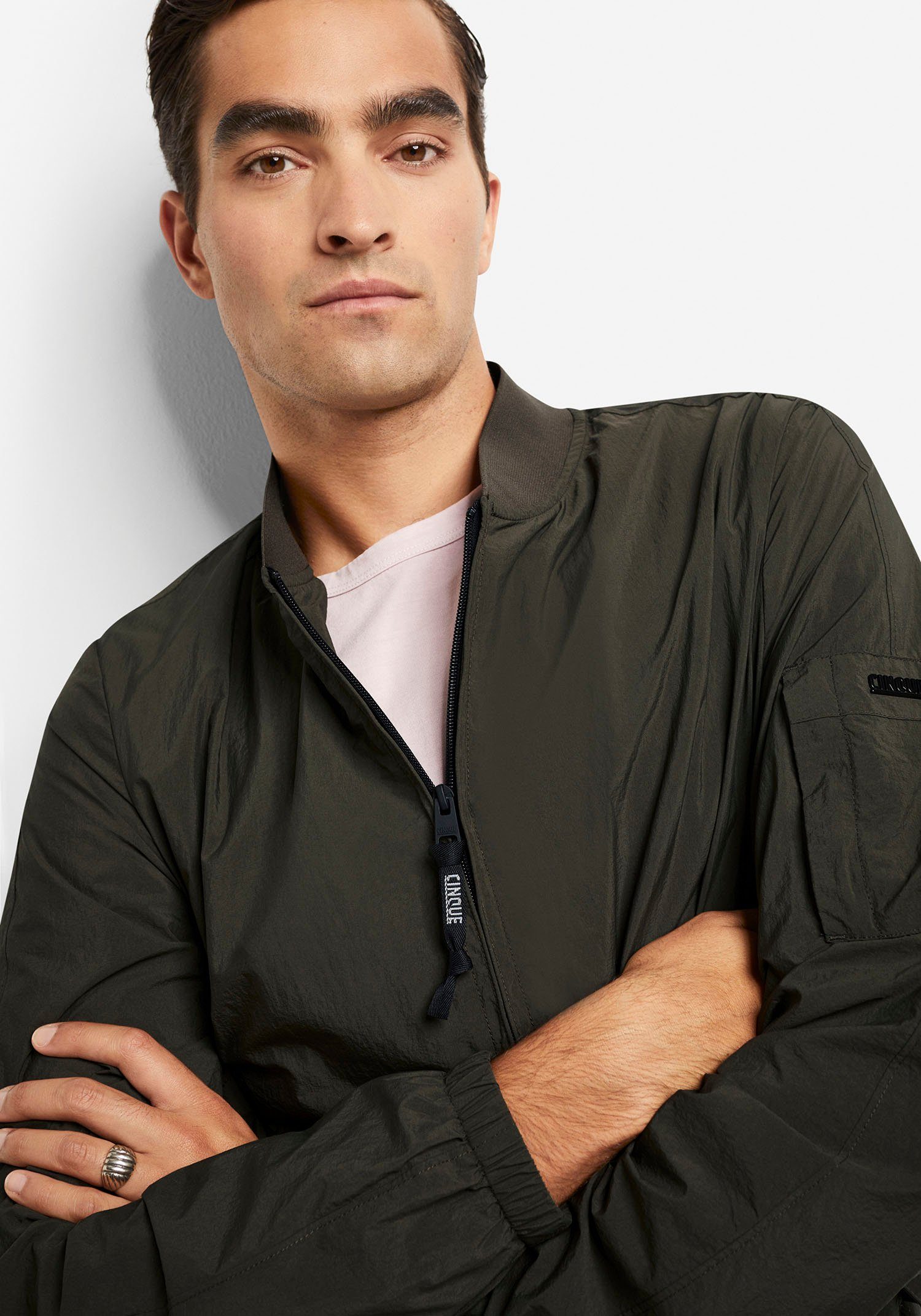 Cinque Blouson CIFIGHT_S Merklabel op de mouw