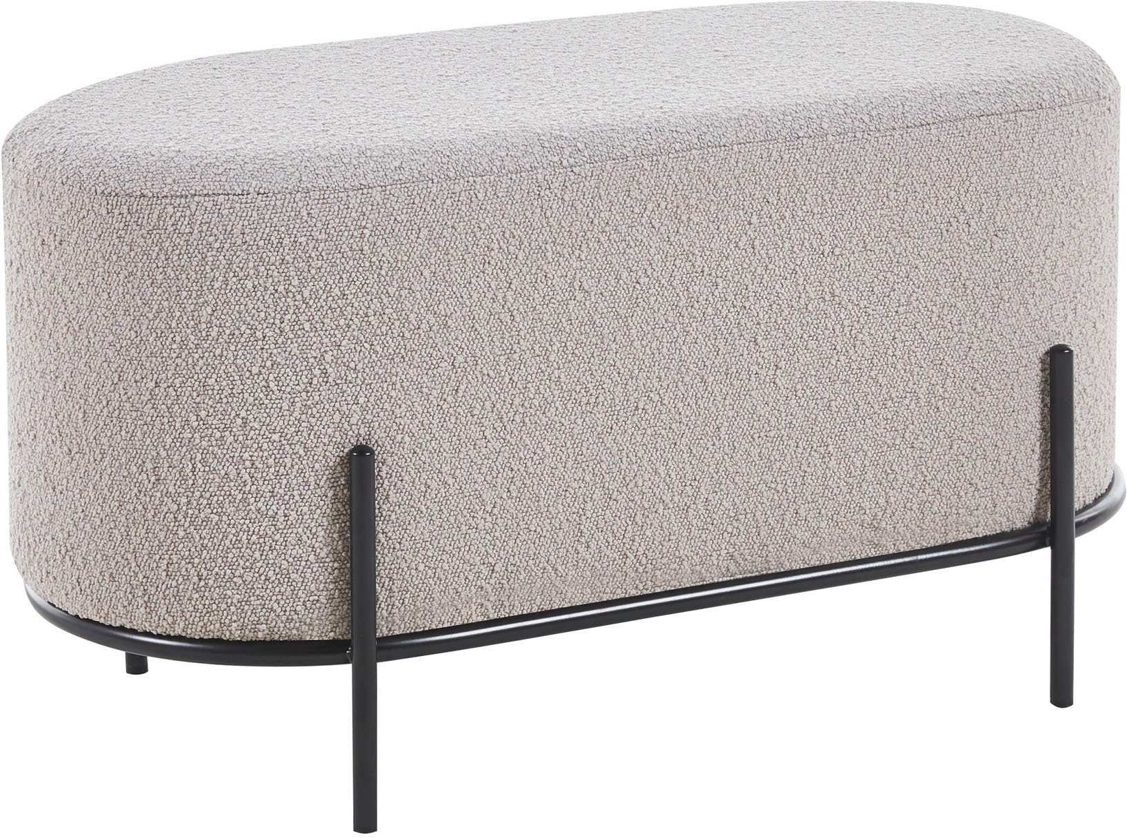 SalesFever Hocker met designframe van zwart metaal