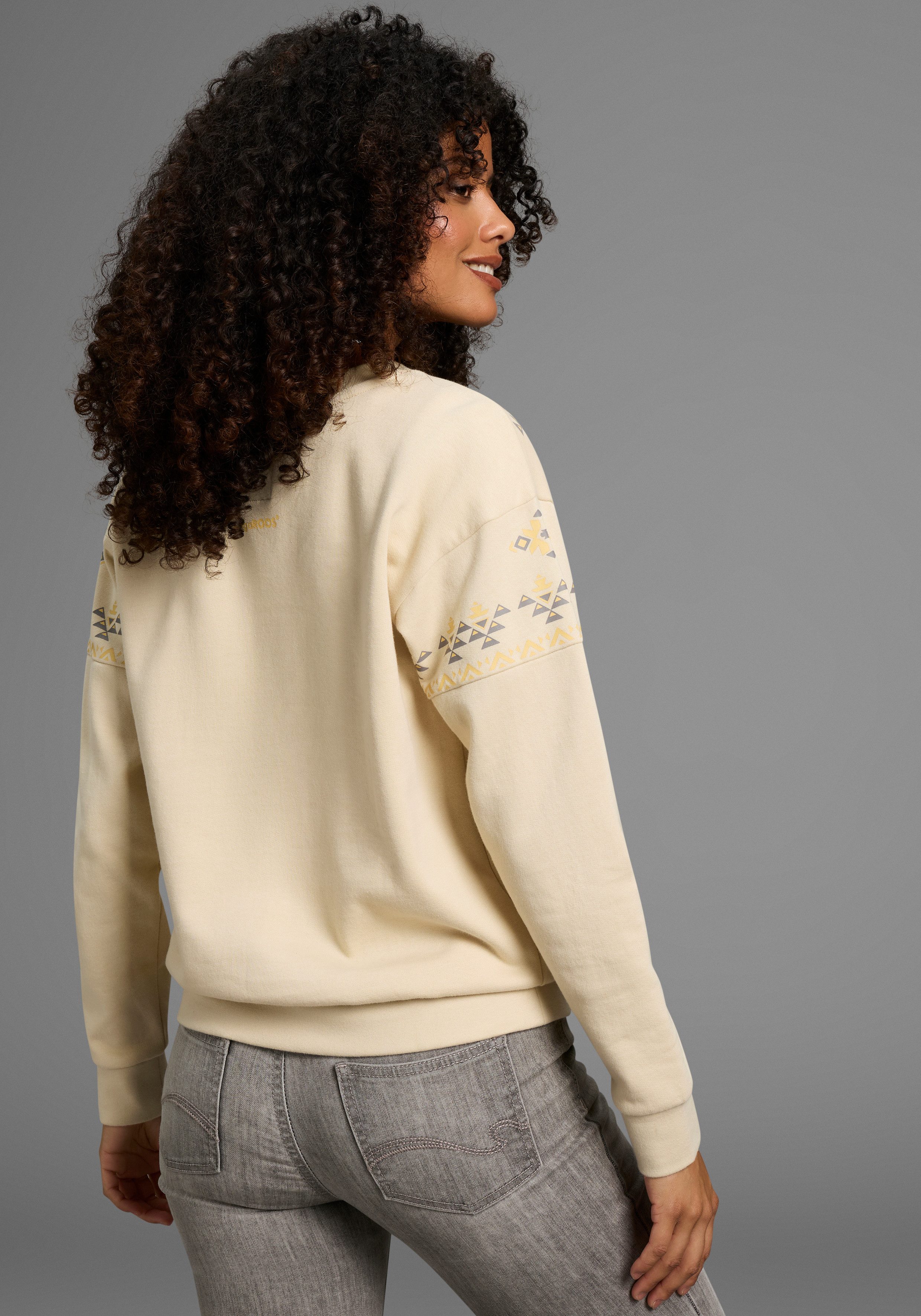 KangaROOS Sweatshirt met noorse print