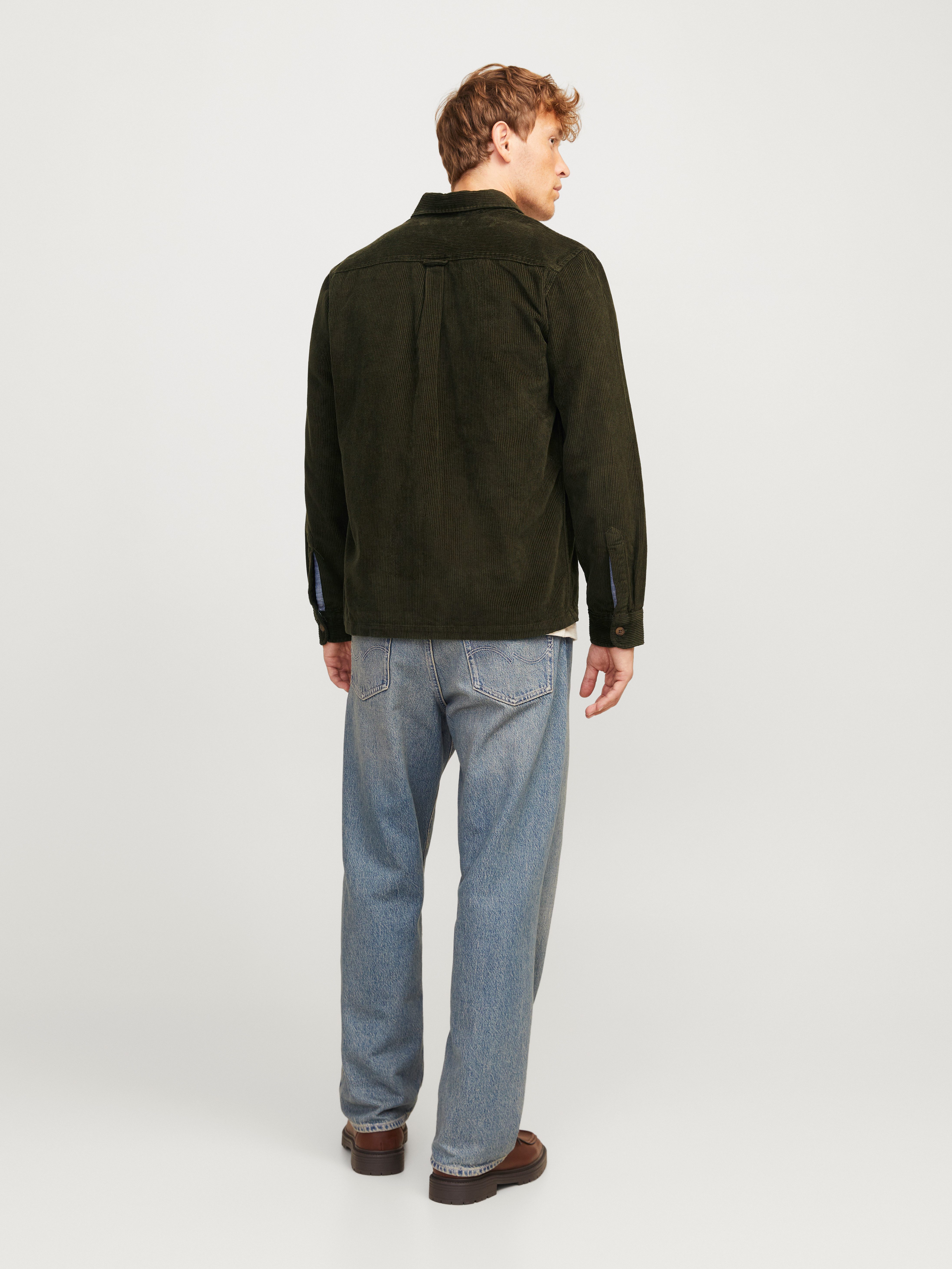 Jack & Jones Overhemd met lange mouwen JJEEDDIE CORDUROY OVERSHIRT LS SN