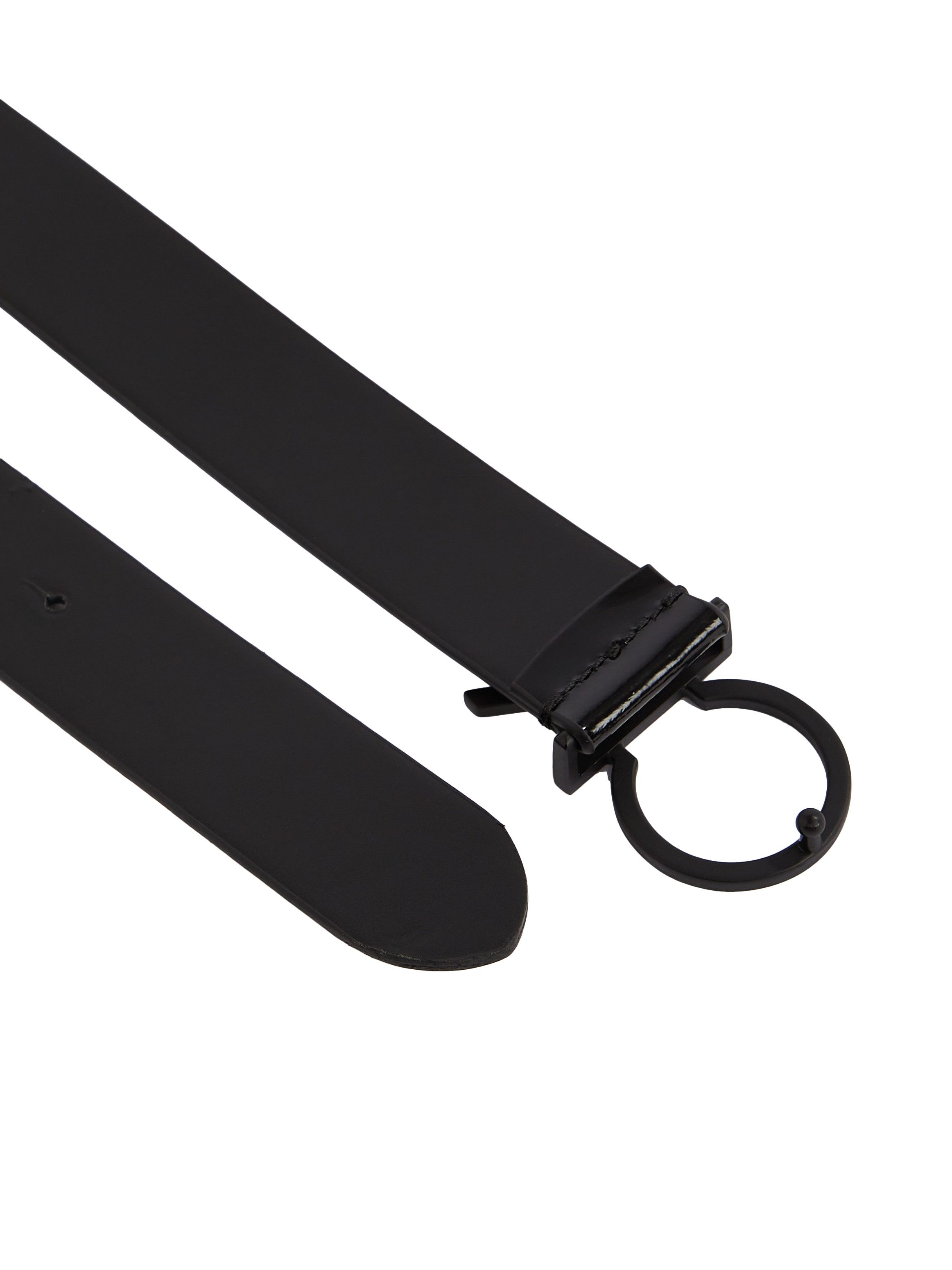 Calvin Klein Leren riem CK LOGO BELT 3.0_SHINY
