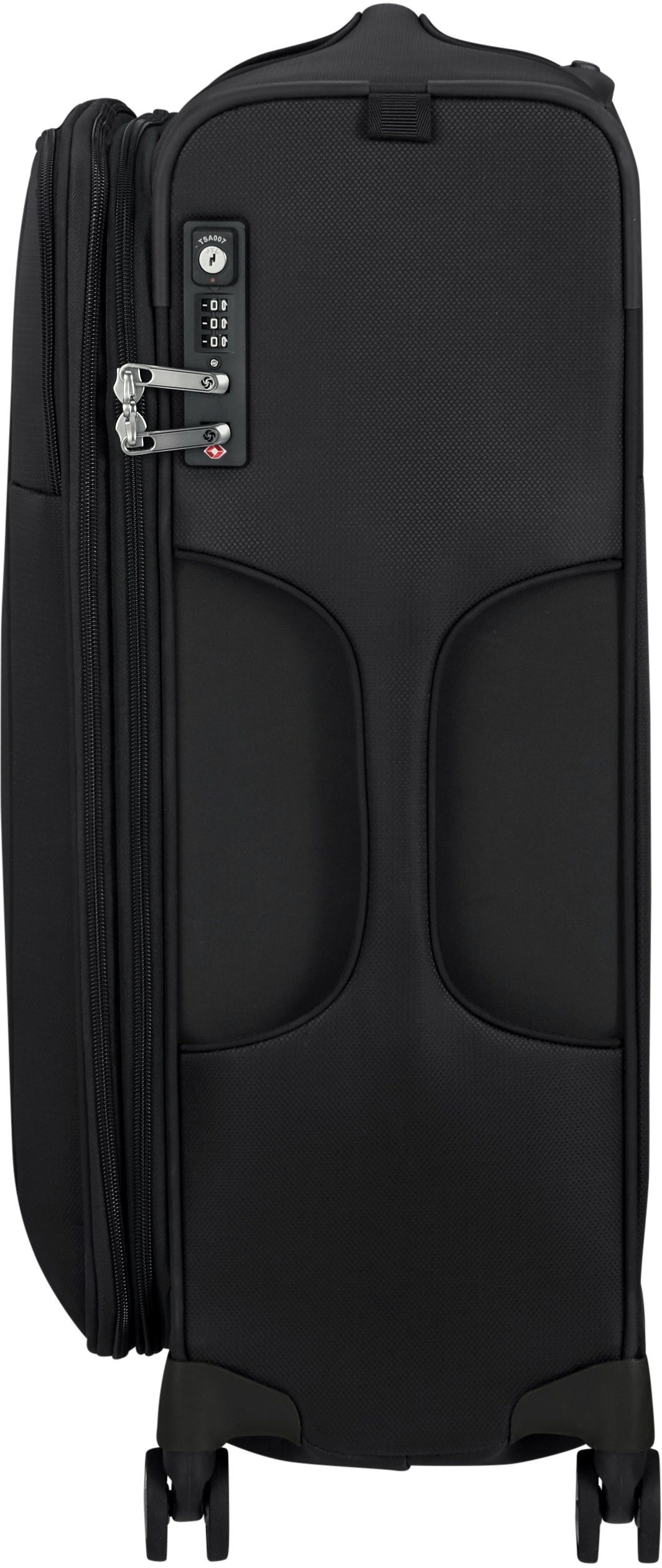 Samsonite Zachte bagage trolley D'LITE, verschillende maten en kleuren Reiskoffer zachte schaal koffer TSA-cijferslot in klassiek ontwerp
