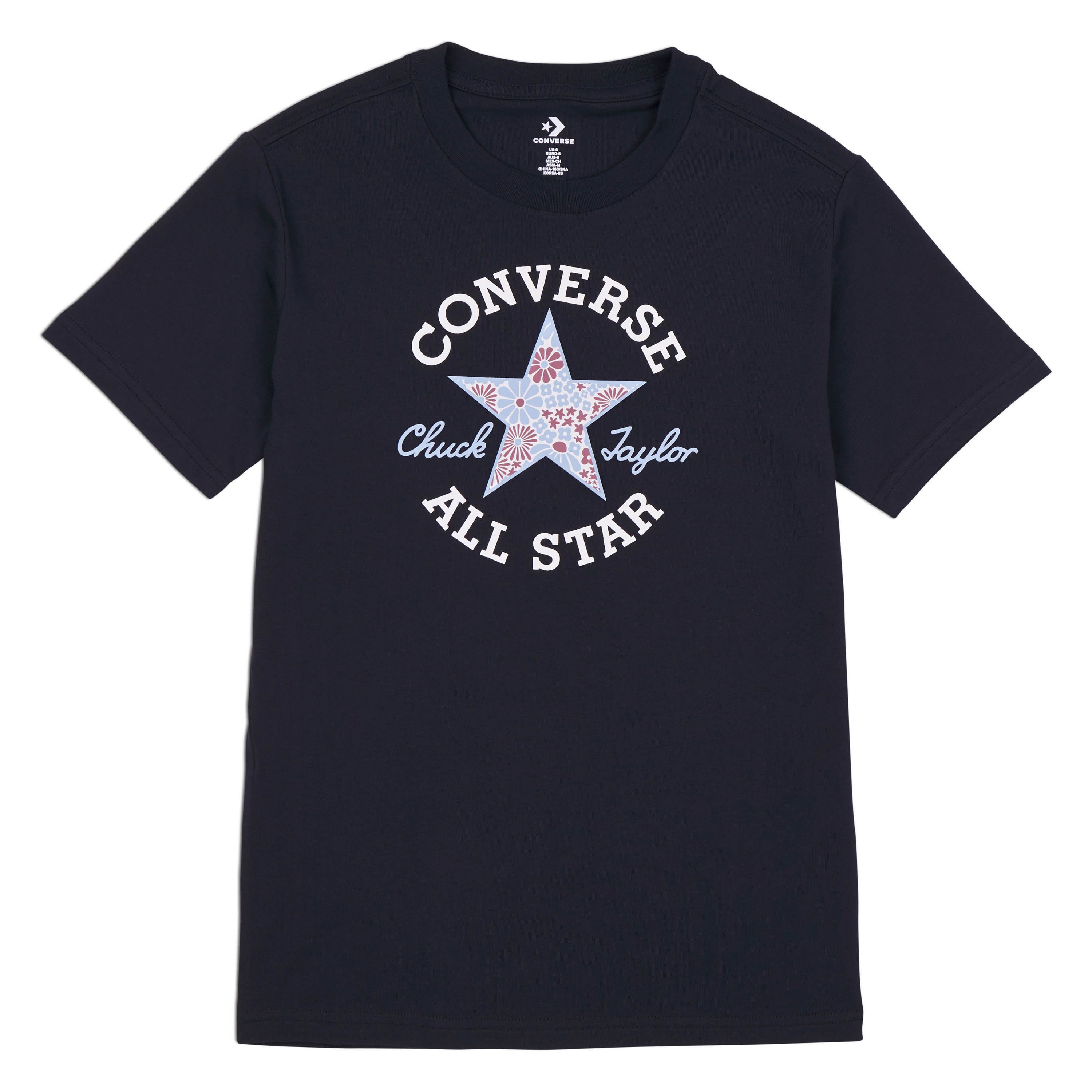 Converse T-shirt WOMEN'S FLORAL PATCH T-SHIRT