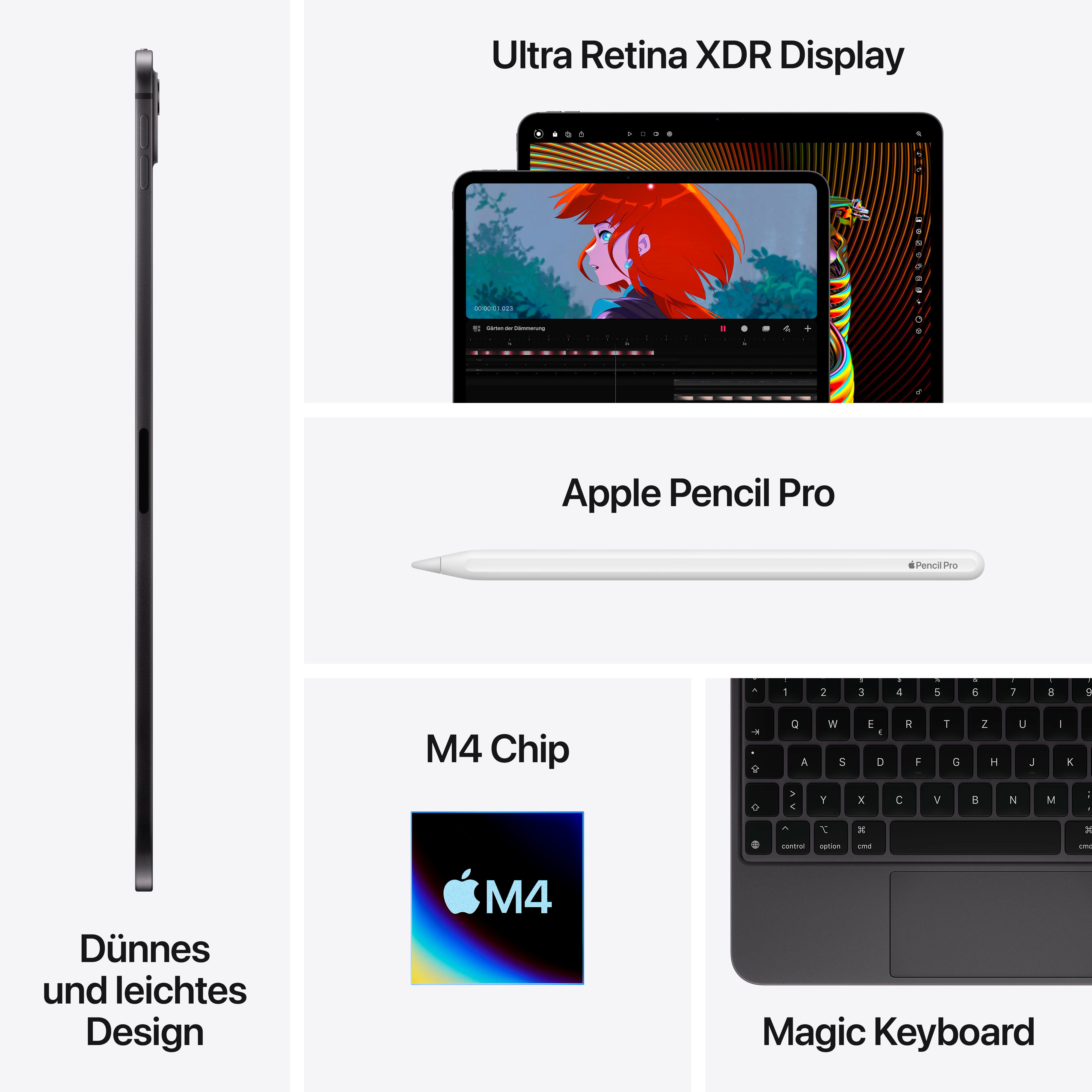 Apple Tablet 11" iPad Pro WiFi 2TB, 11,1 ", iPadOS
