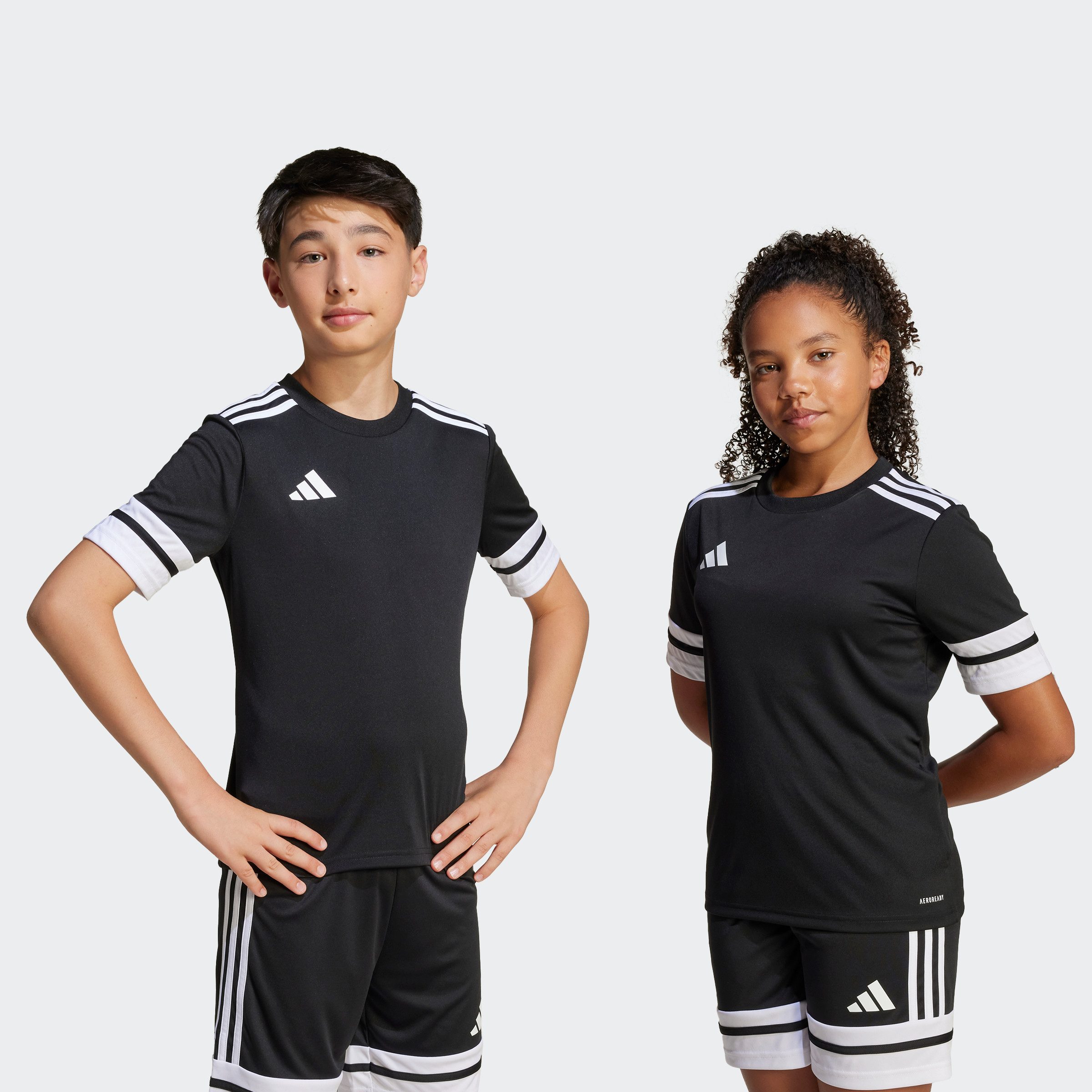 adidas Performance Voetbalshirt SQUA25 JSY Y jongens voetbalshirts maat 140 zwart