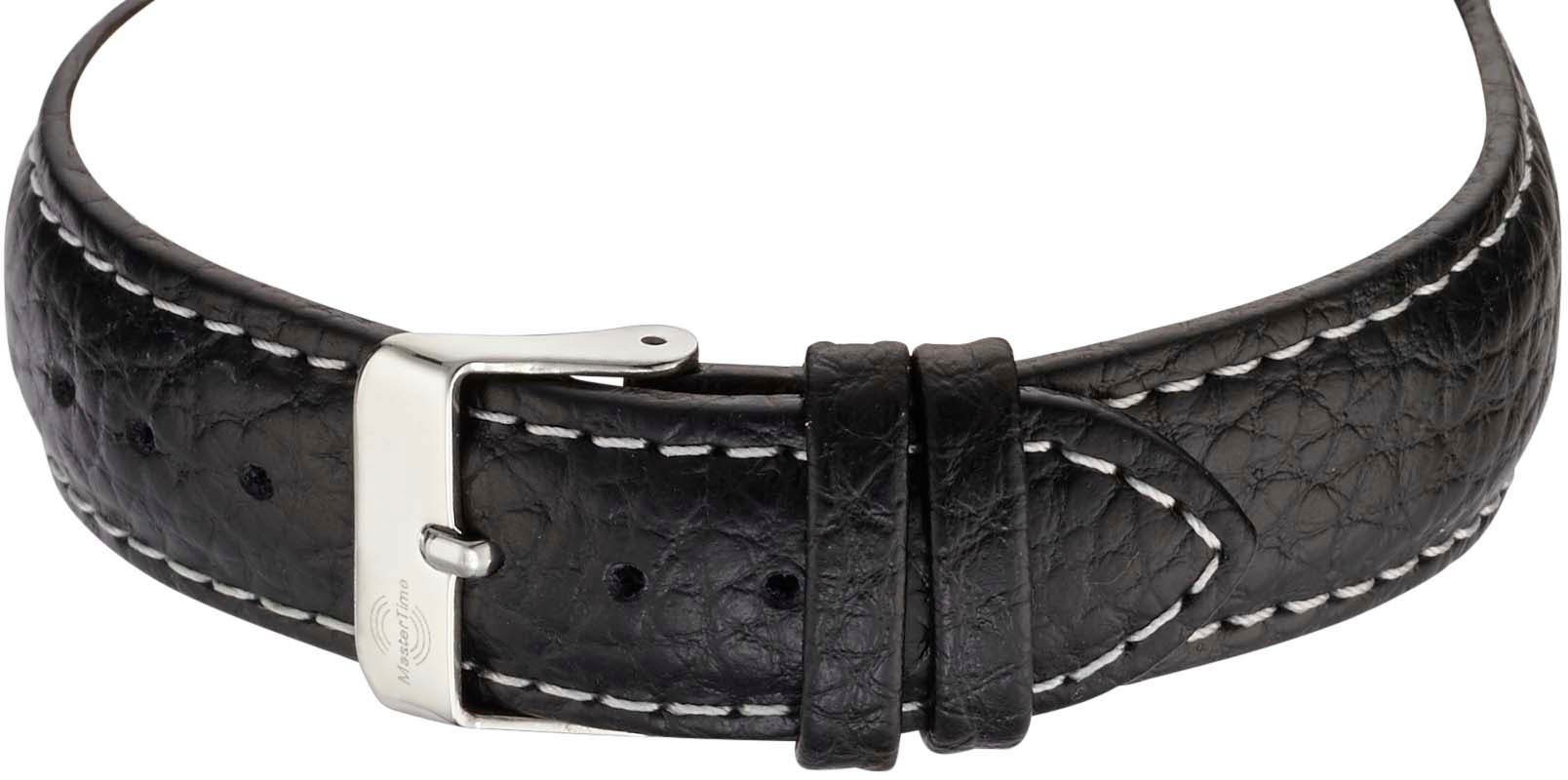 MASTER TIME Radiografisch horloge Basic Horloge, kwartshorloge, herenhorloge, datum, leren band