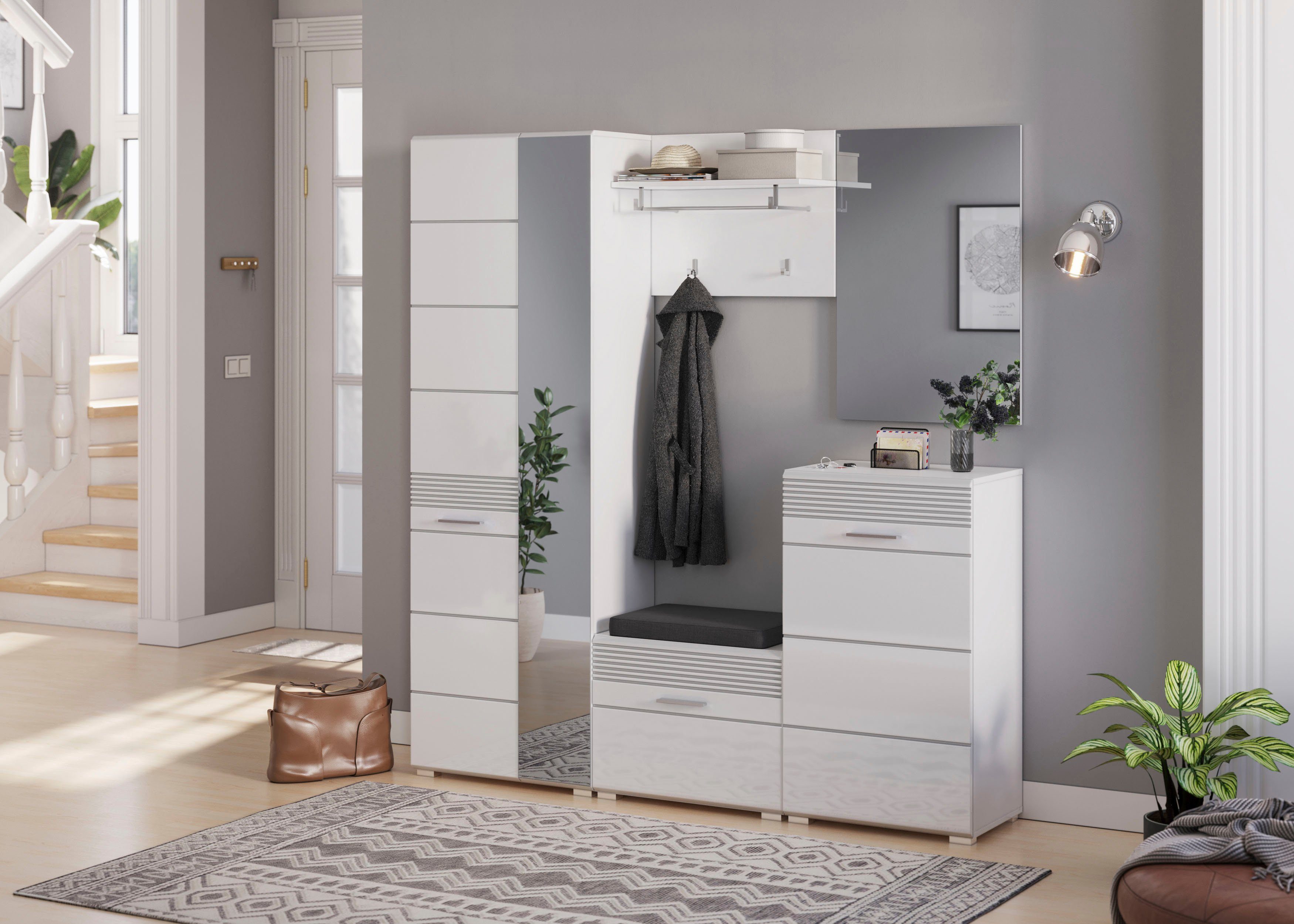 INOSIGN Zitbank Malmö, Breedte 60 cm, 1 Deur, 2 Vakken, hoogwaardige MDF Front