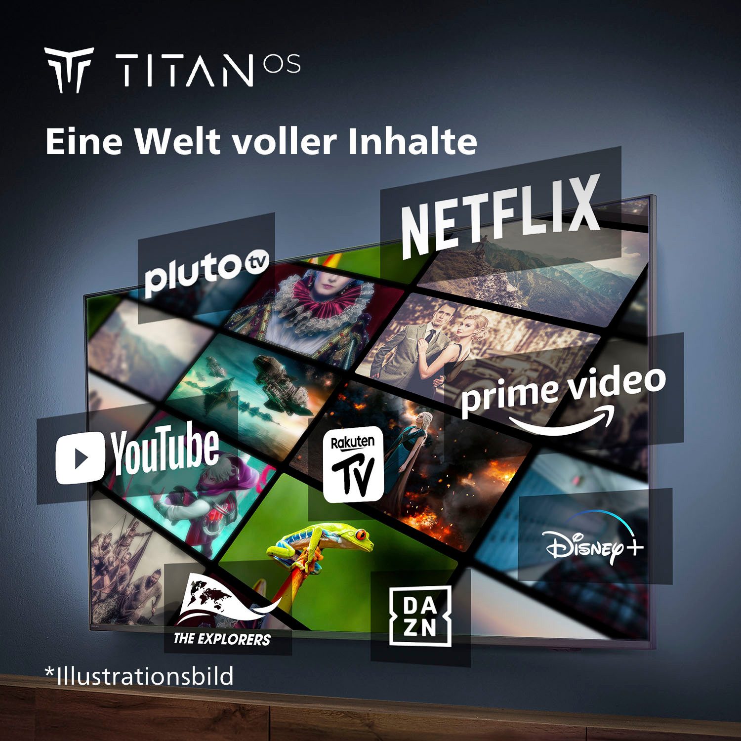 Philips Led-TV, 80 cm / 32", HD, Smart TV