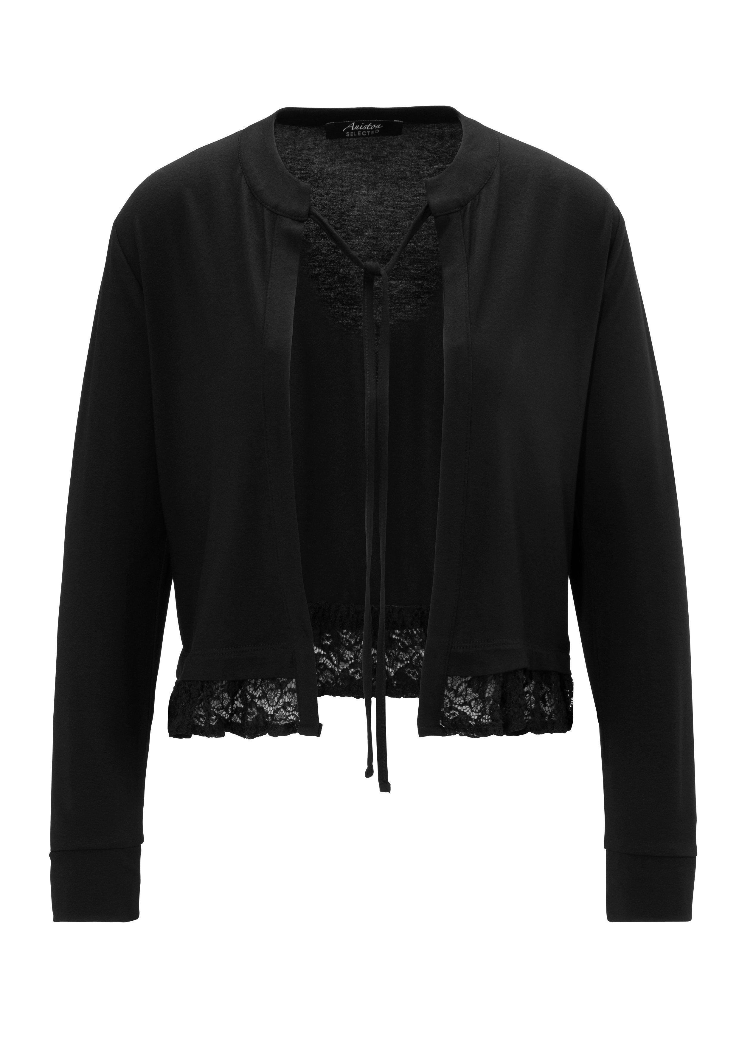 Aniston SELECTED Bolero met elegante kantafwerking