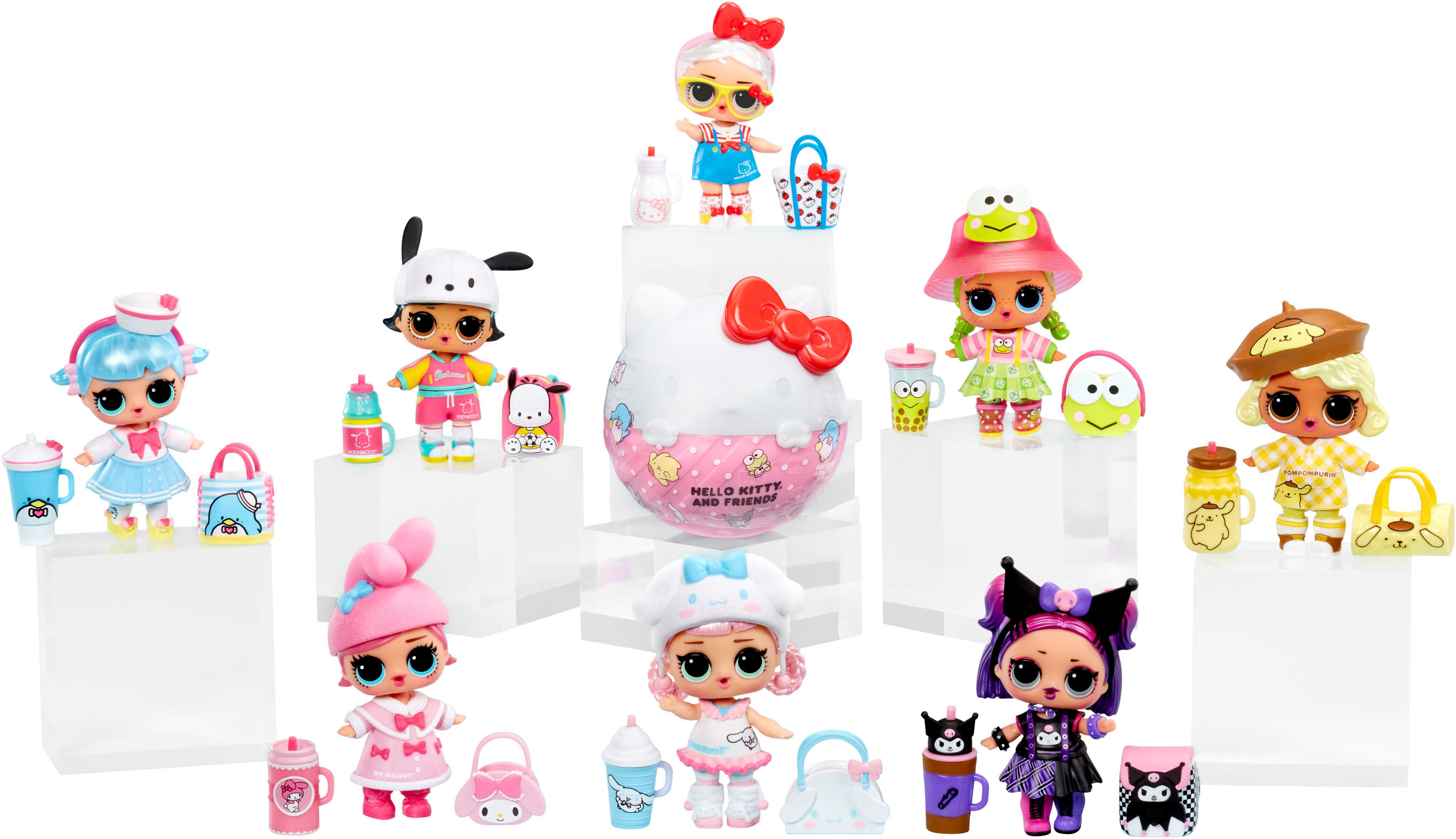 L.O.L. SURPRISE! Aankleedpop L.O.L. Surprise Loves Hello Kitty & Friends Tots Core Characters