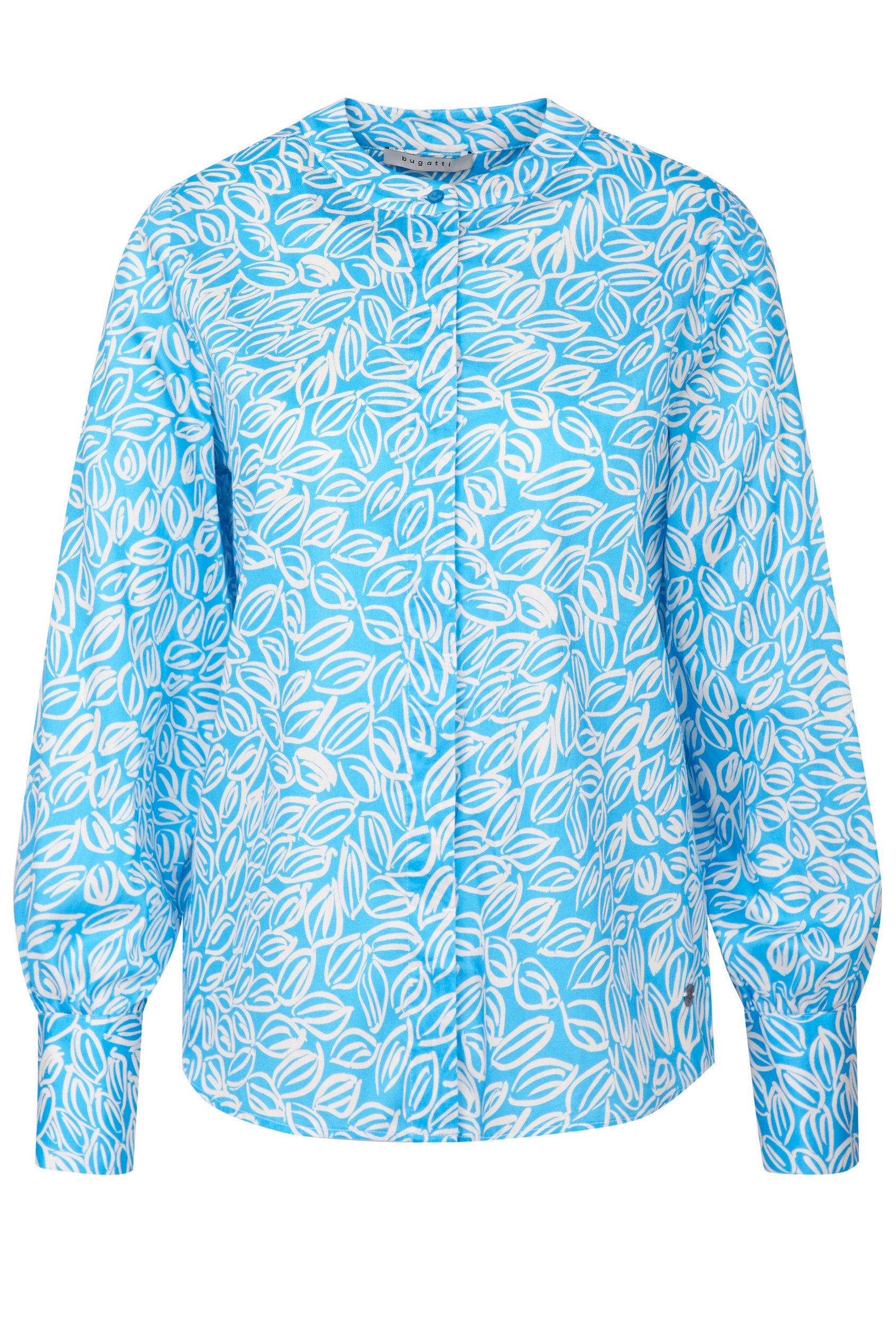 Bugatti Blouse met lange mouwen met een ronde hals