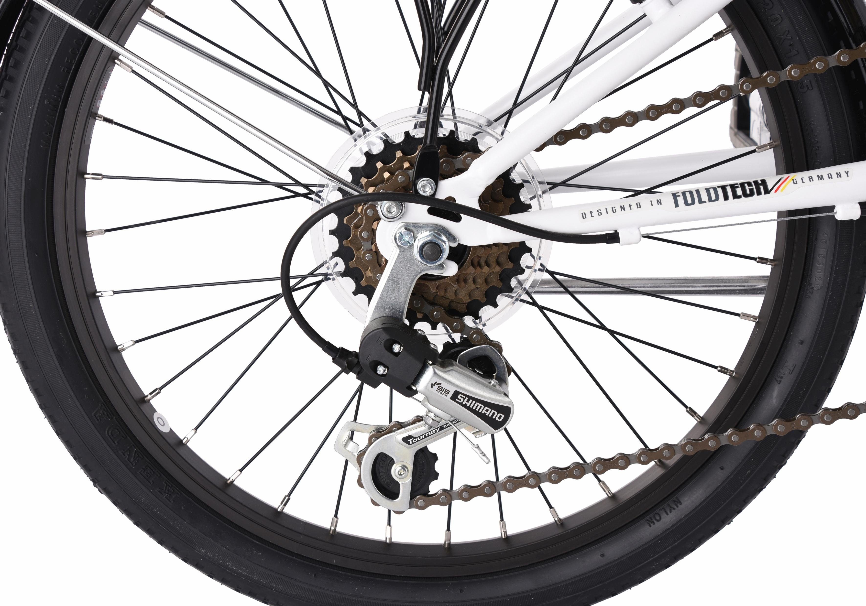 KS Cycling Vouwfiets Foldtech voor dames en heren, kettingversnelling