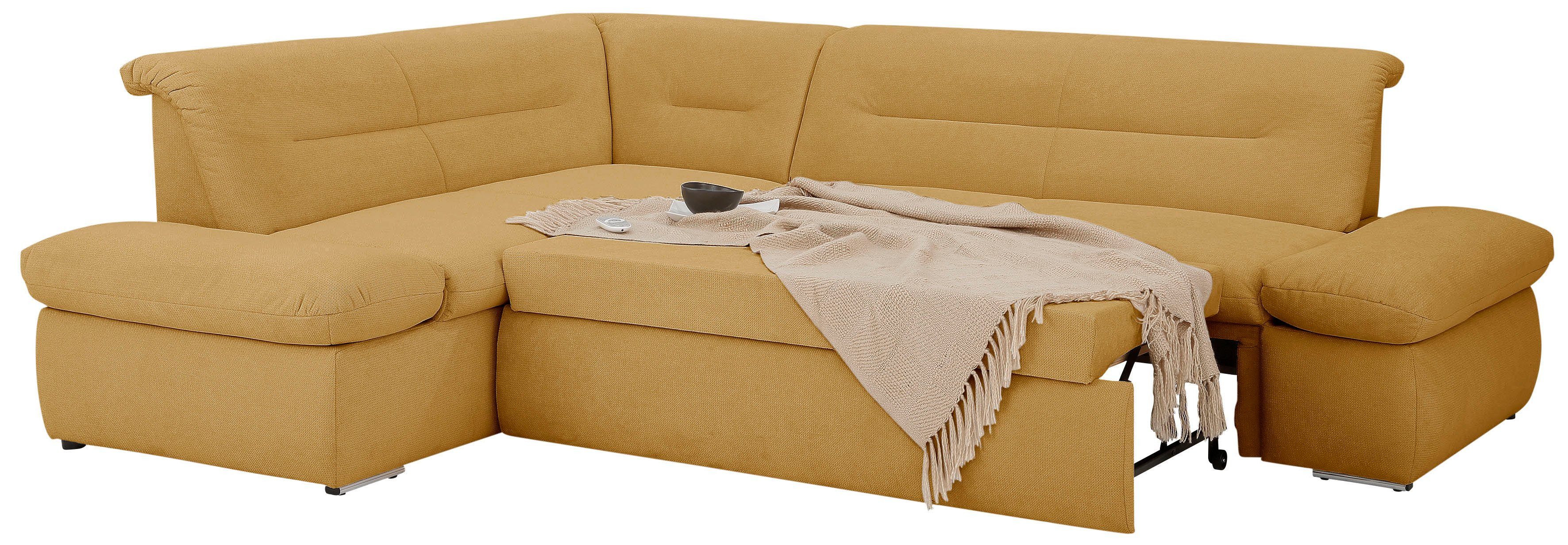 INOSIGN Hoekbank Avesa L-vorm Naar keuze met arm- en slaapfunctie, bxdxh: 275x211x80 cm