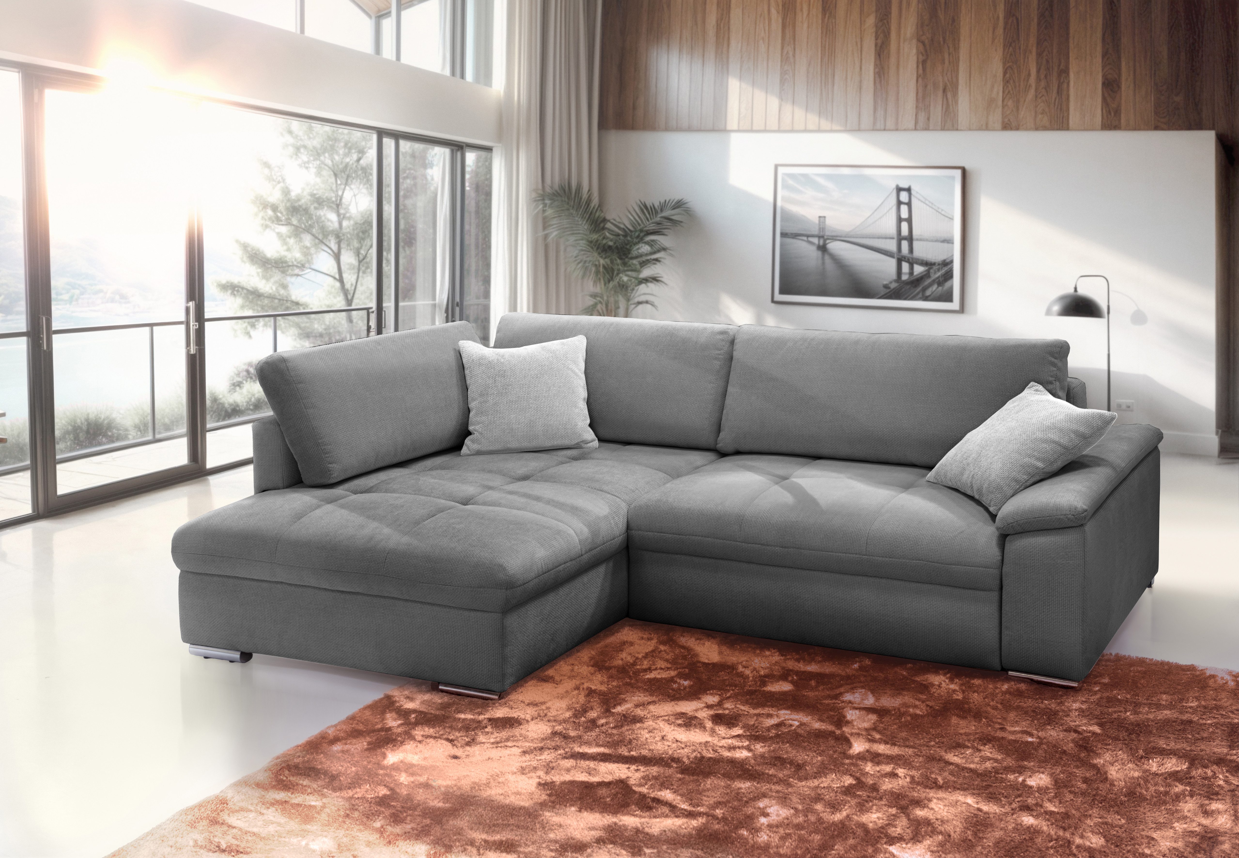 exxpo - sofa fashion Hoekbank Casa Grande incl. bedfunctie, bedlade, OTTOs Choice, comfortabel