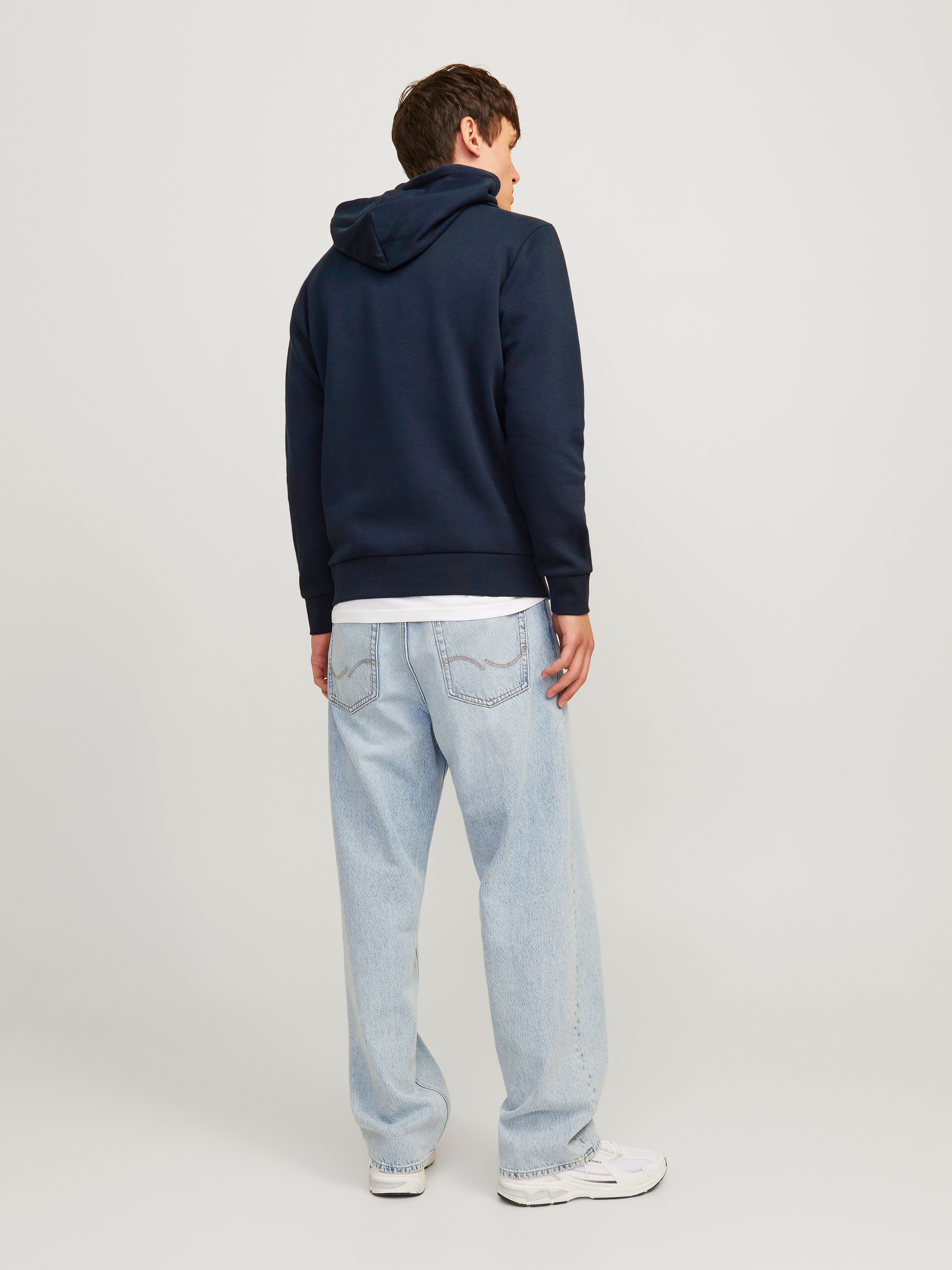 Jack & Jones Hoodie JJELOGO SWEAT HOOD 2 COL 24 25 NOOS