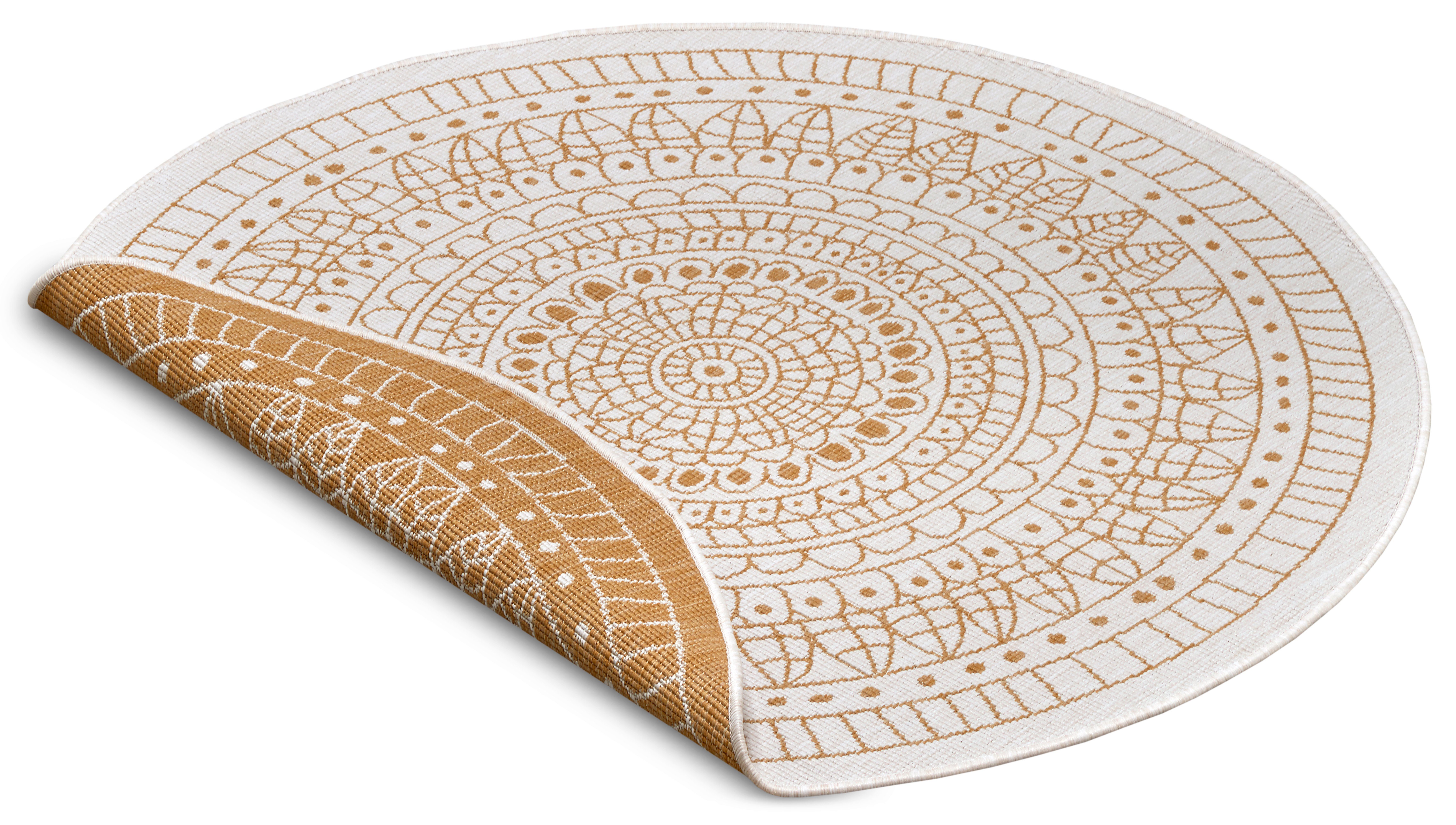 NORTHRUGS Vloerkleed Porto tweezijdig te gebruiken kleed Geschikt voor binnen en buiten, weerbestendig, balkon, tuin, woonkamer, waterbestendig