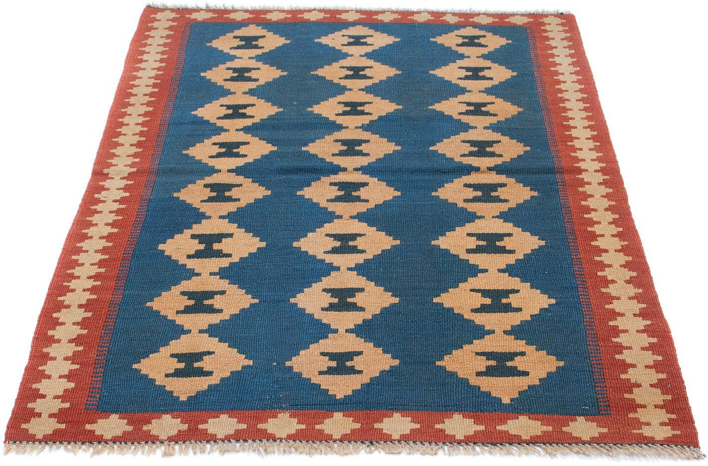 overhandigen commentaar Jong morgenland Wollen kleed Kelim Fars medaillon 150 x 97 cm Omkeerbaar tapijt  in de online winkel | OTTO